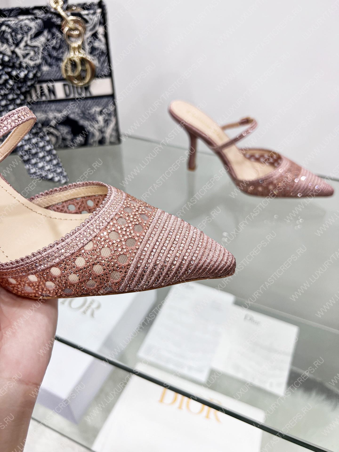 D*or capture heeled mule pink kcp927sry