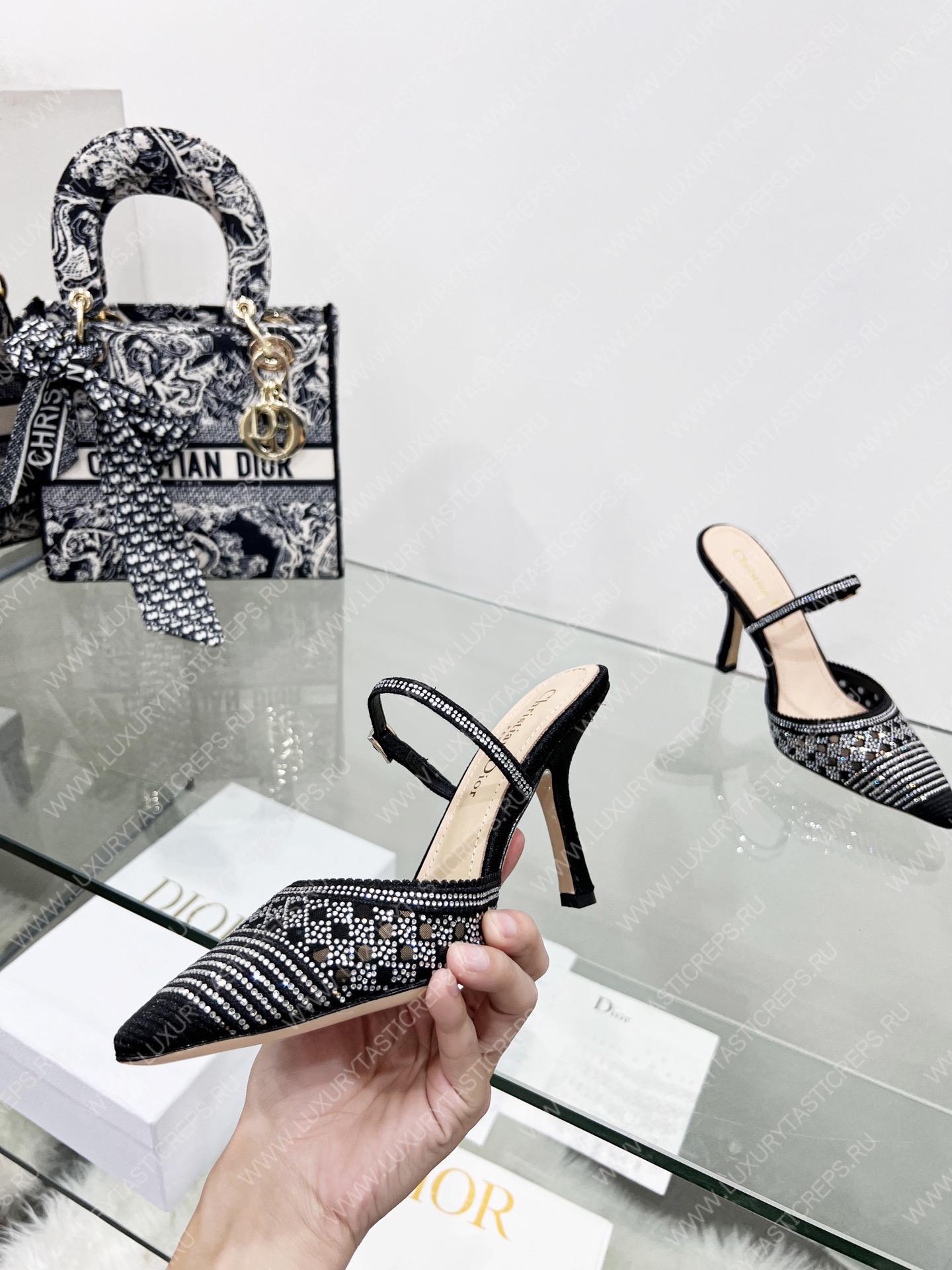 D*or capture heeled mule black kcp927sry