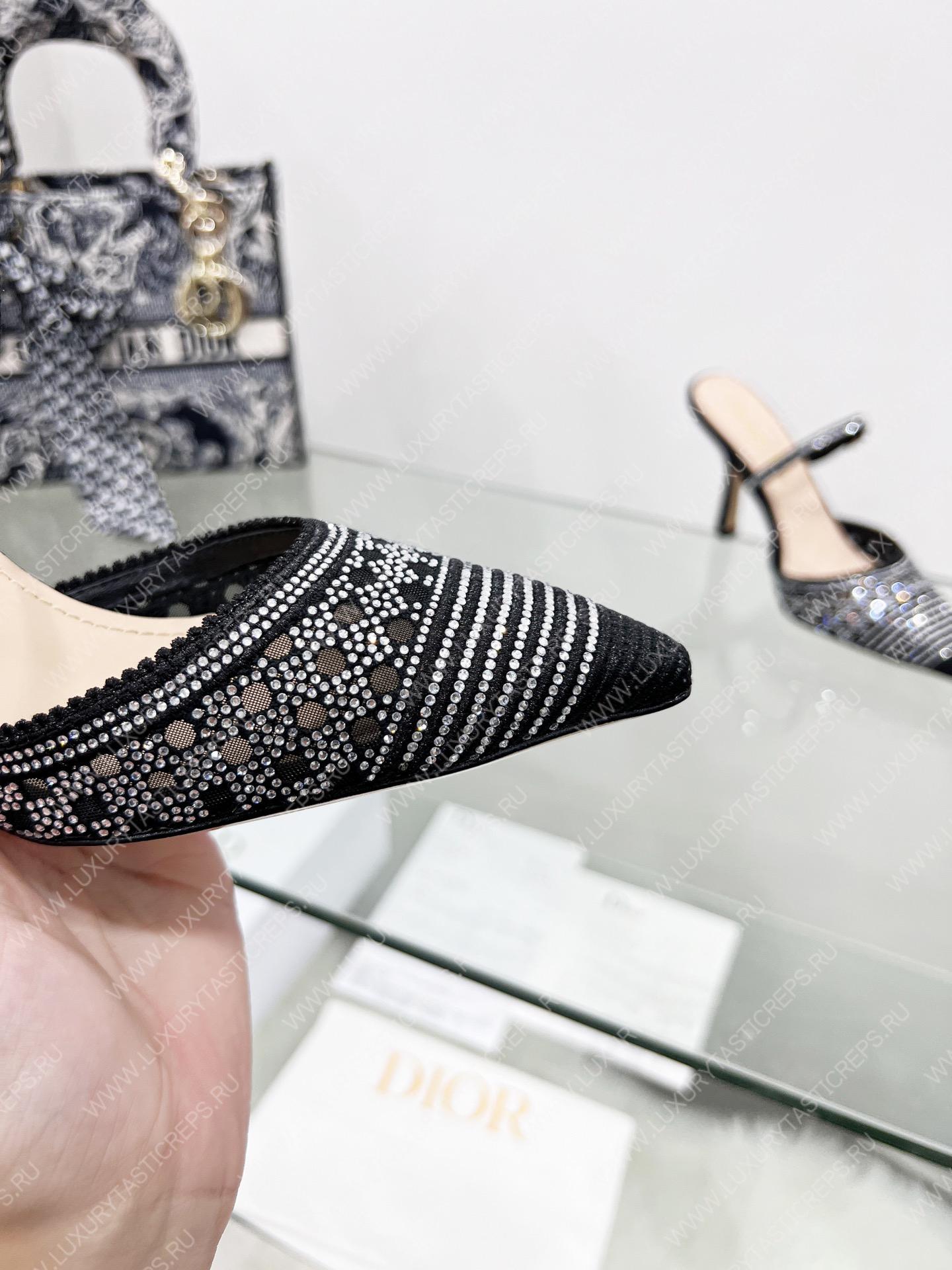 D*or capture heeled mule black kcp927sry