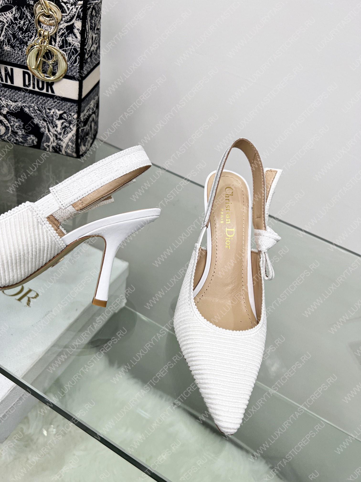 D*or j’aD*or slingback pump white kdc201tfl