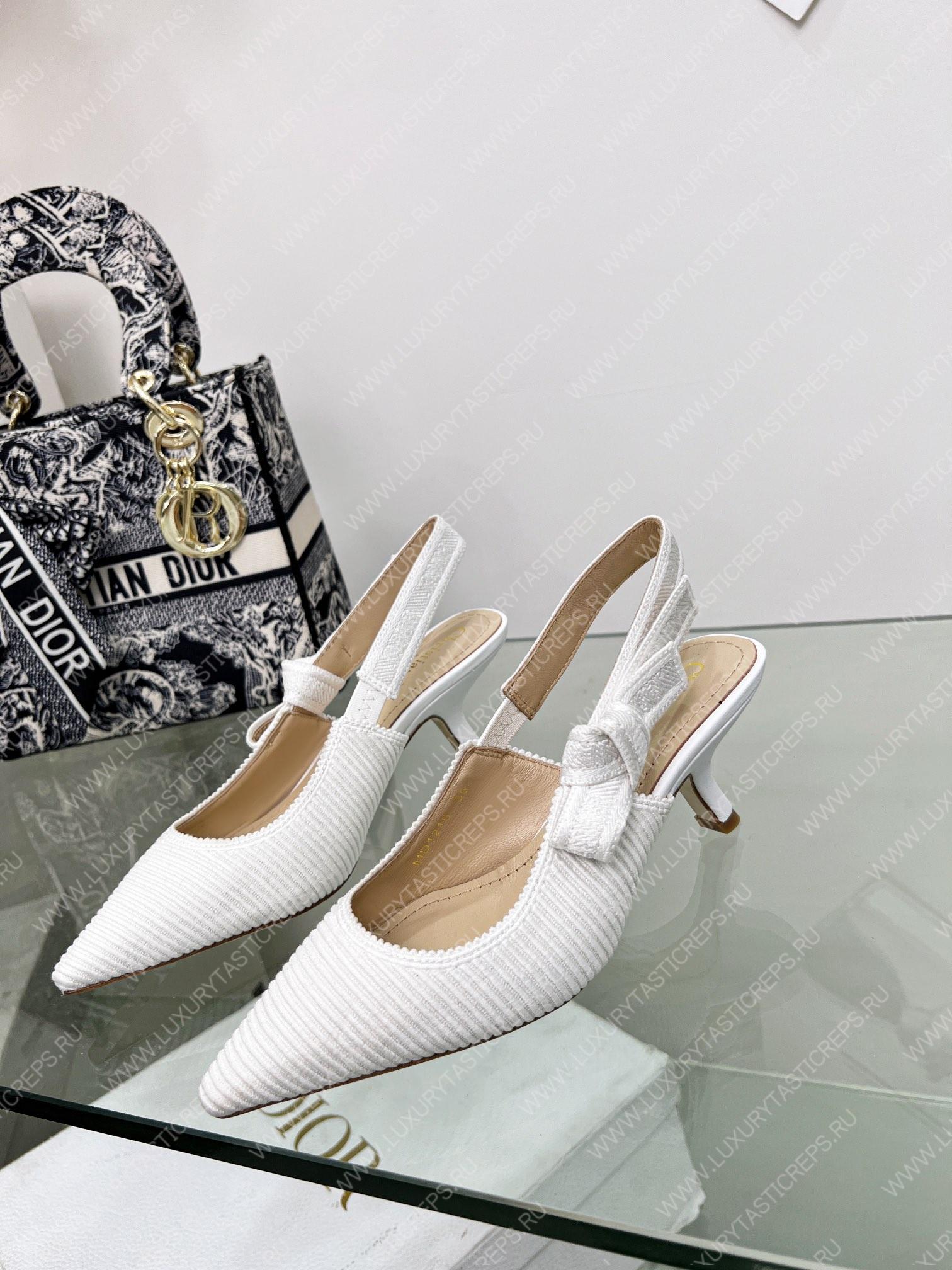 D*or j’aD*or slingback pump white kdc201tfl