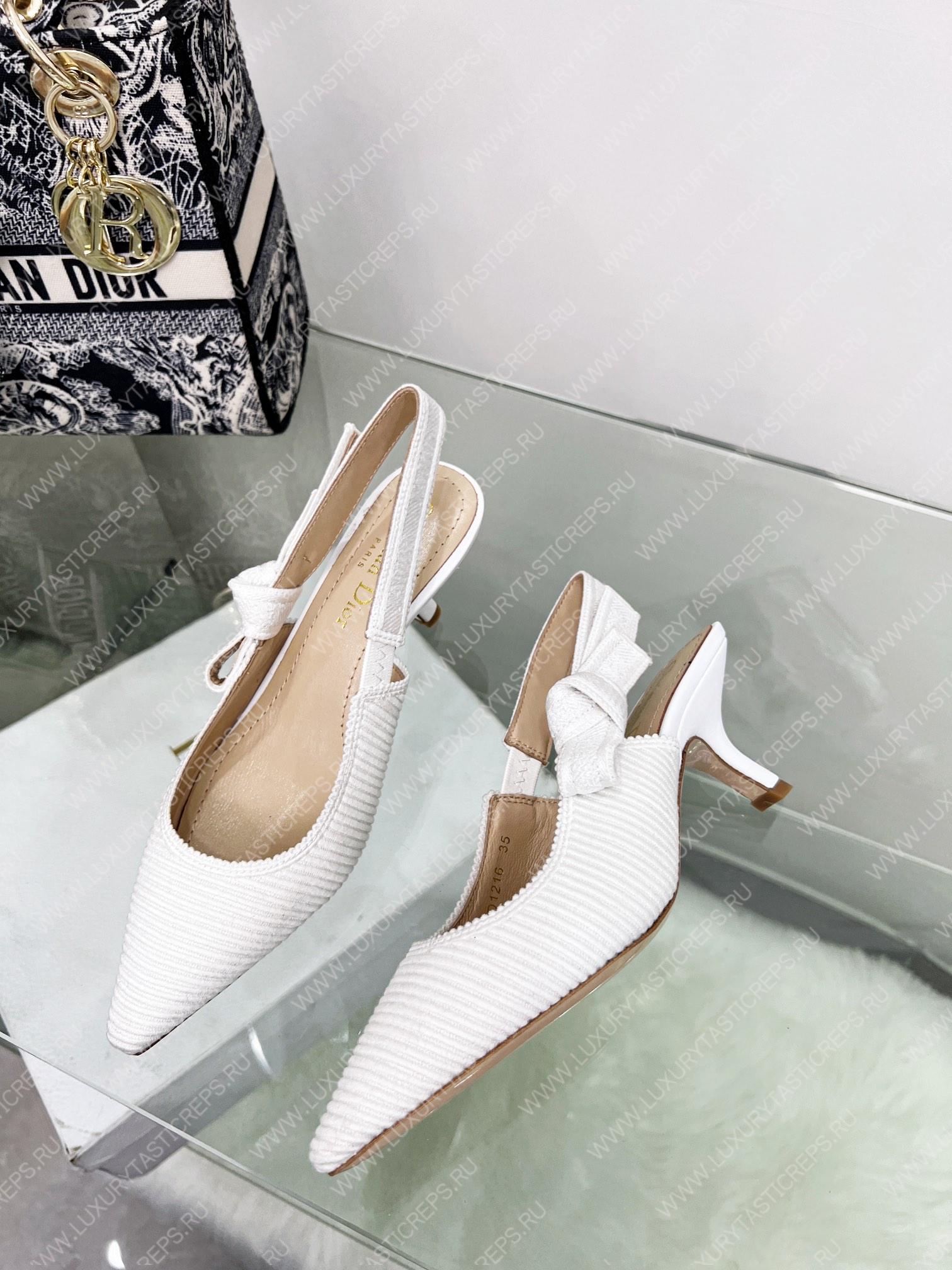 D*or j’aD*or slingback pump white kdc201tfl