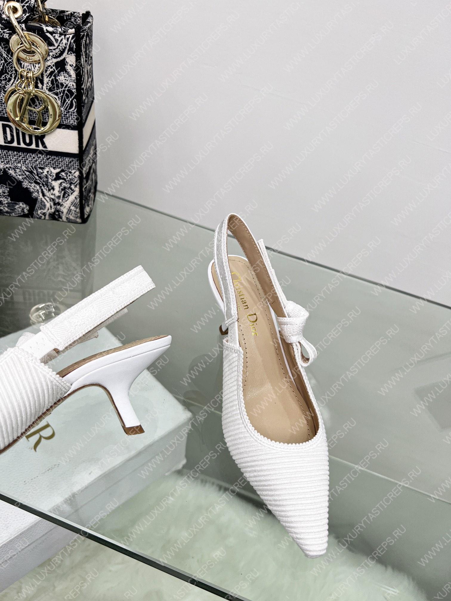 D*or j’aD*or slingback pump white kdc201tfl