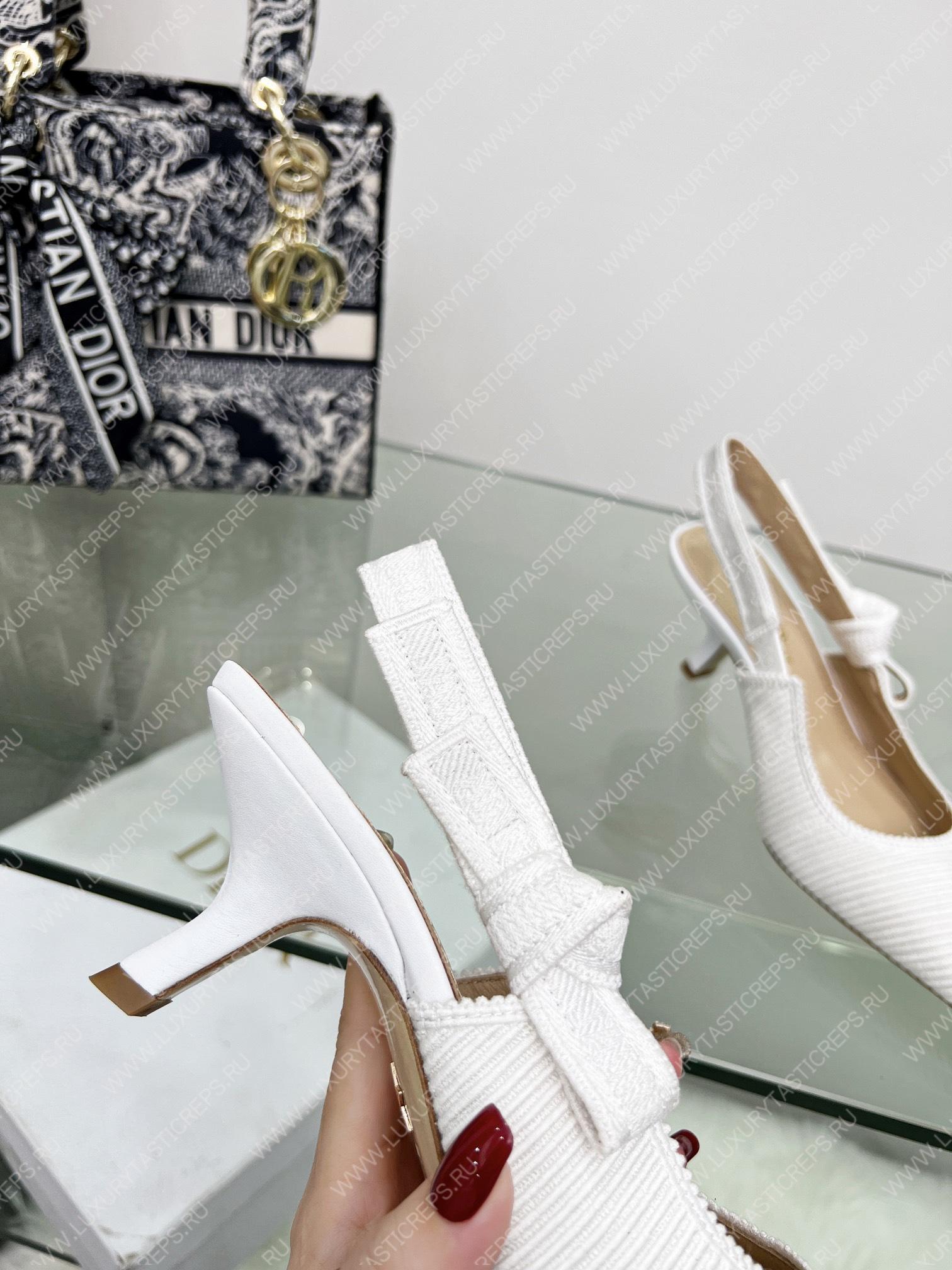 D*or j’aD*or slingback pump white kdc201tfl