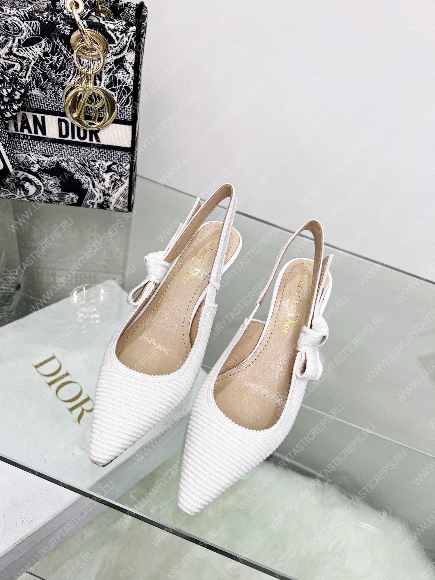 D*or j’aD*or slingback pump white kdc201tfl
