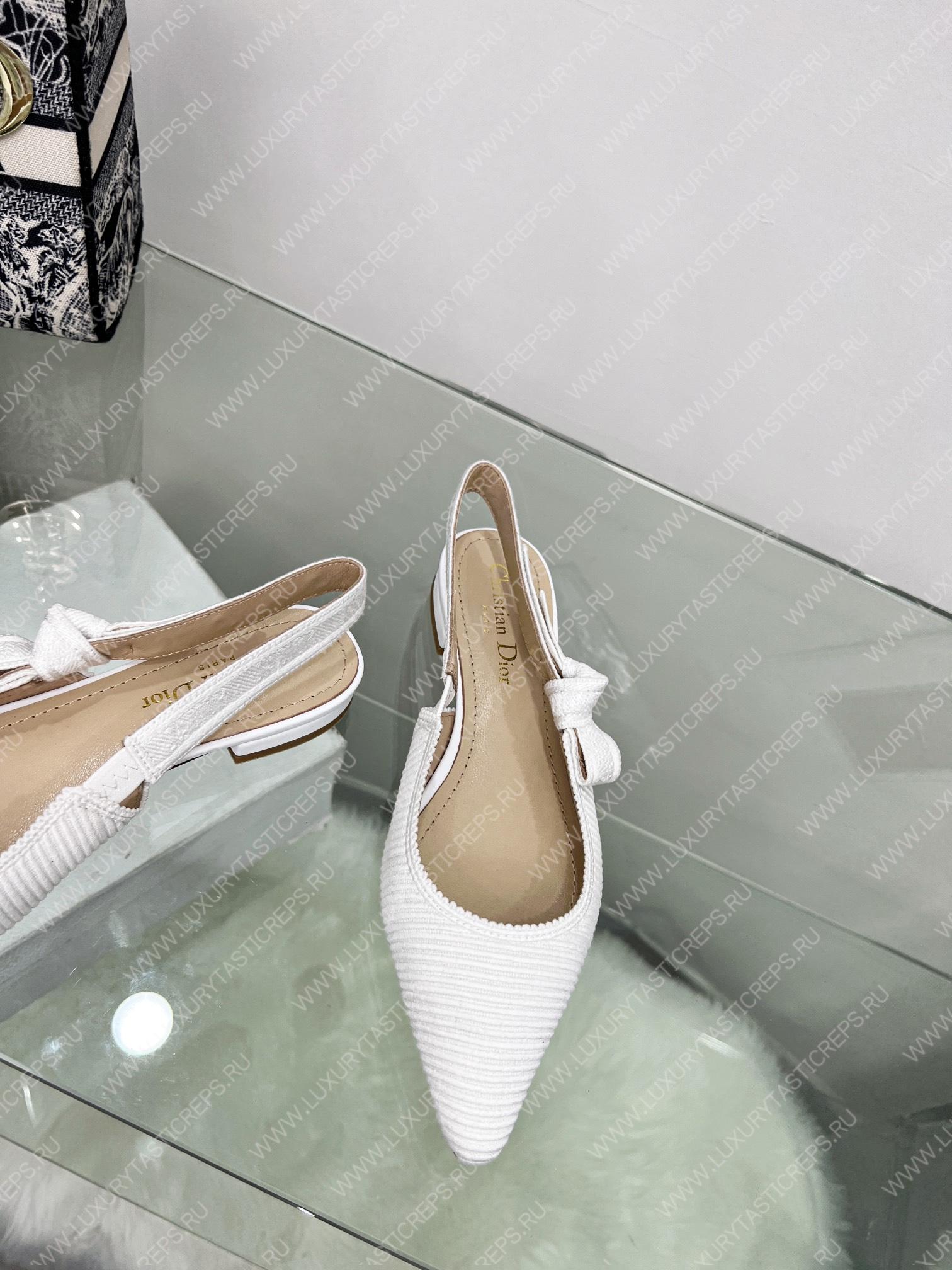 D*or j’aD*or slingback pump white kdc201tfl