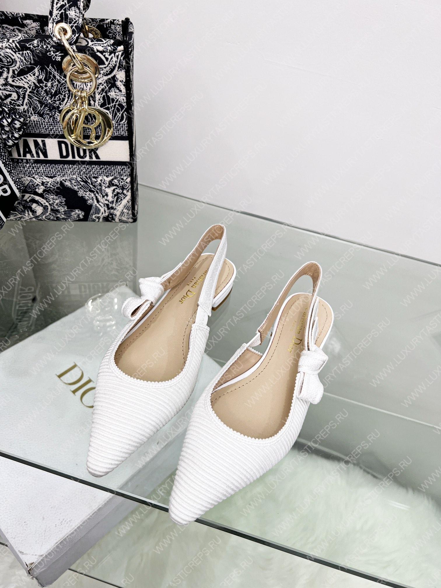 D*or j’aD*or slingback pump white kdc201tfl