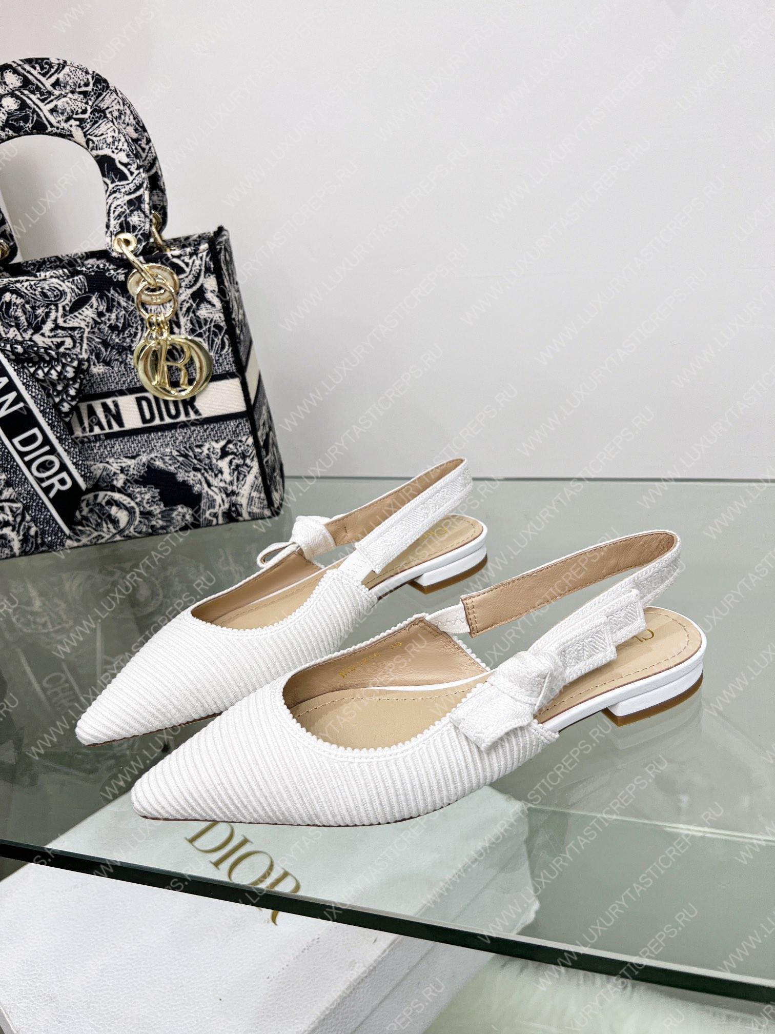 D*or j’aD*or slingback pump white kdc201tfl