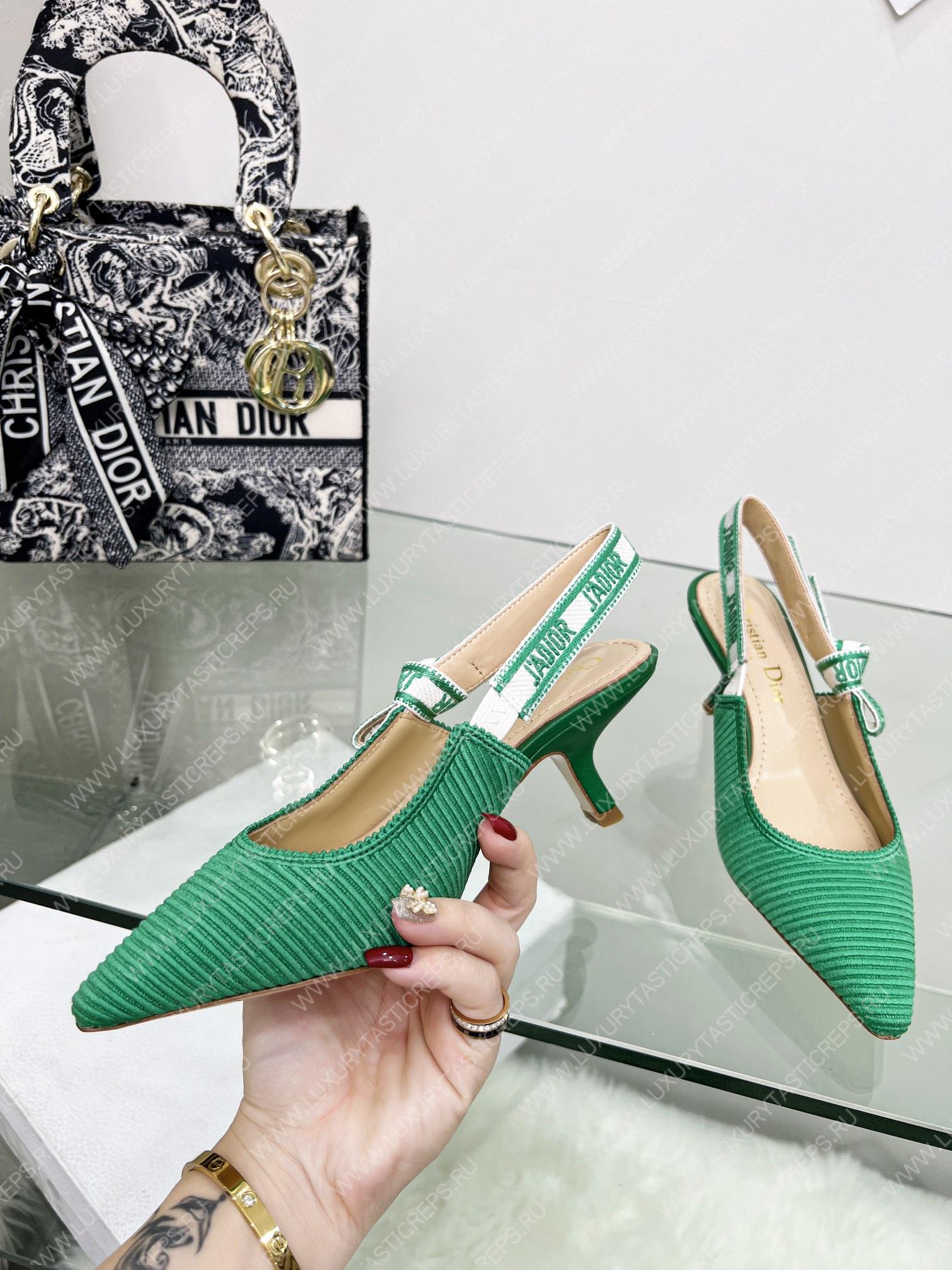 D*or j’aD*or slingback pump green kdc201tfl