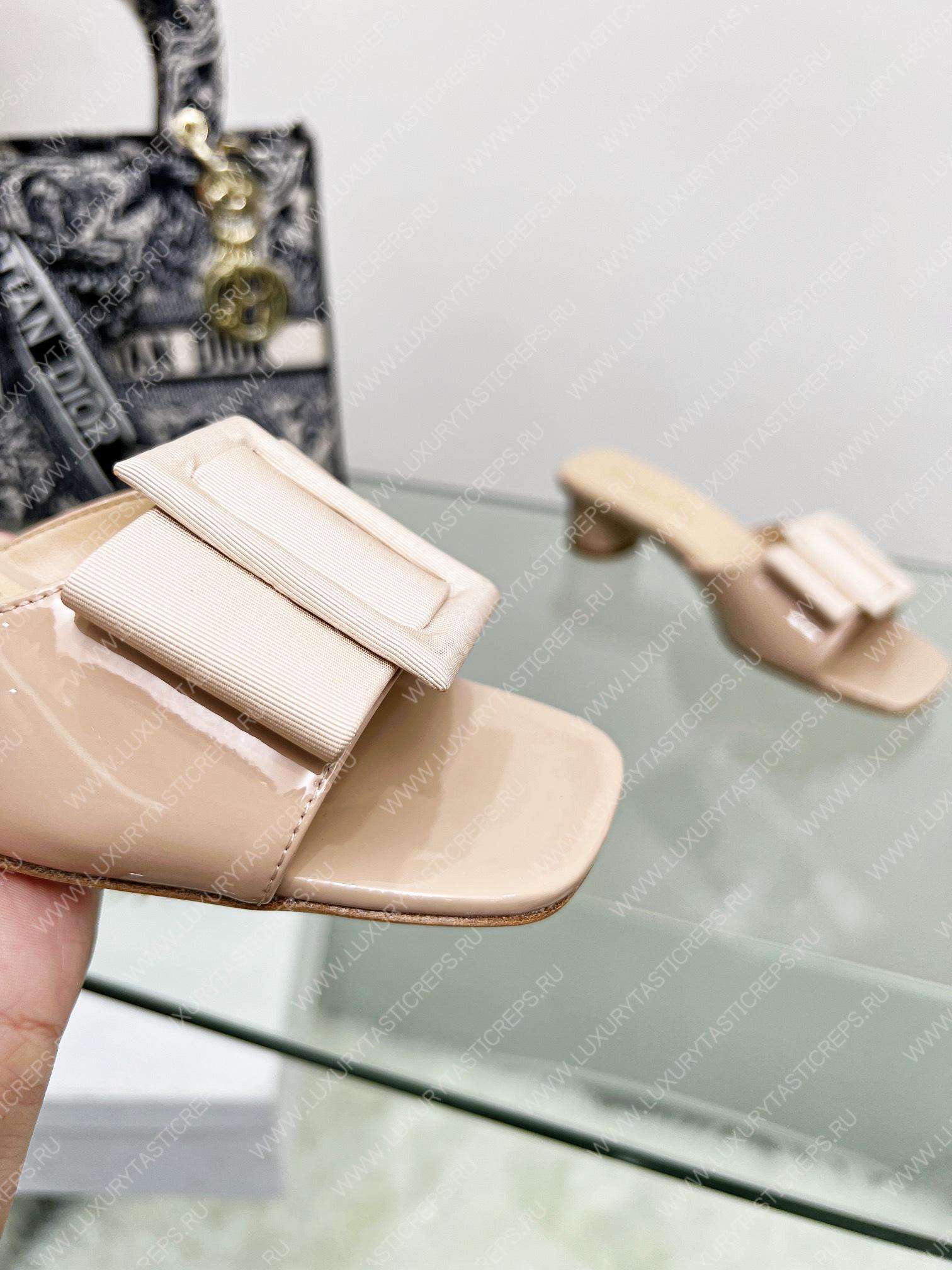 D*or idylle heeled slide nude kcq768cst