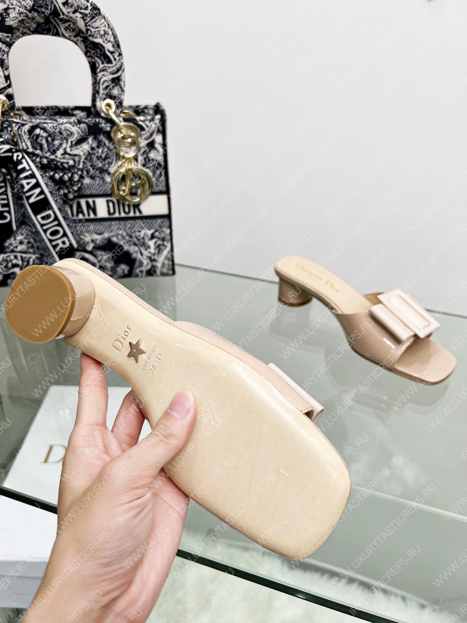 D*or idylle heeled slide nude kcq768cst