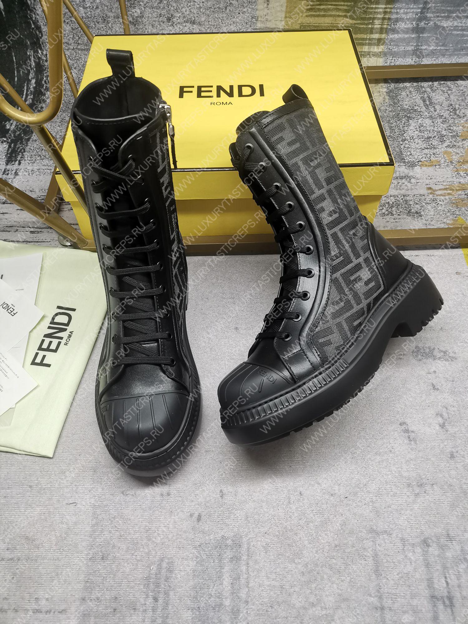 F**di domino biker booties black 8t8353ajzff0tuy