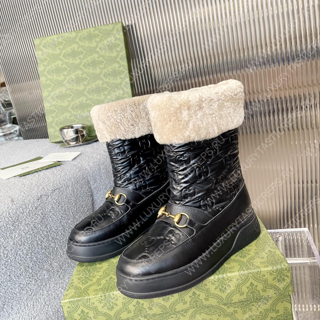 G*u*i fria wool ankle boot black 550036