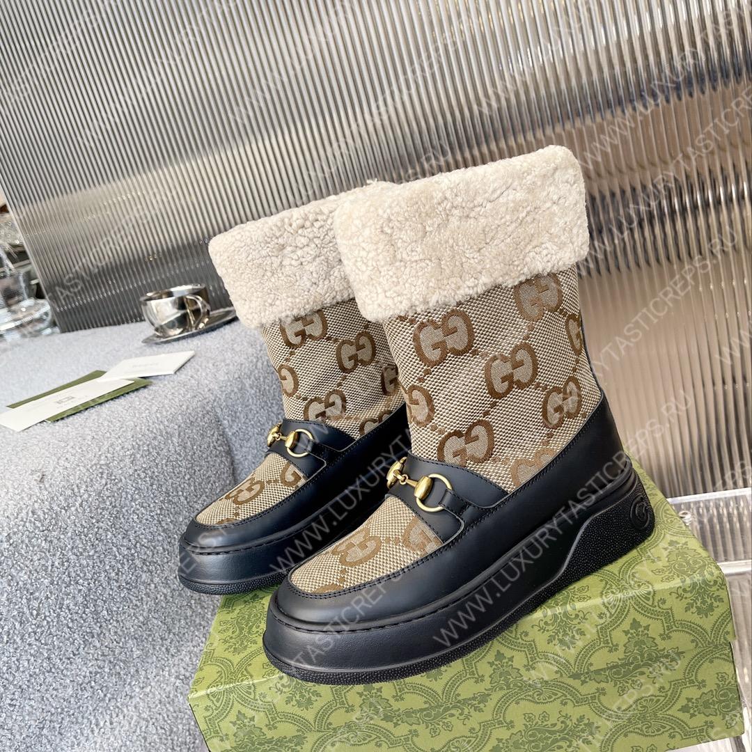 G*u*i fria wool ankle boot beige 550036