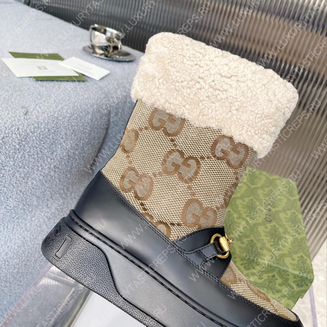 G*u*i fria wool ankle boot beige 550036