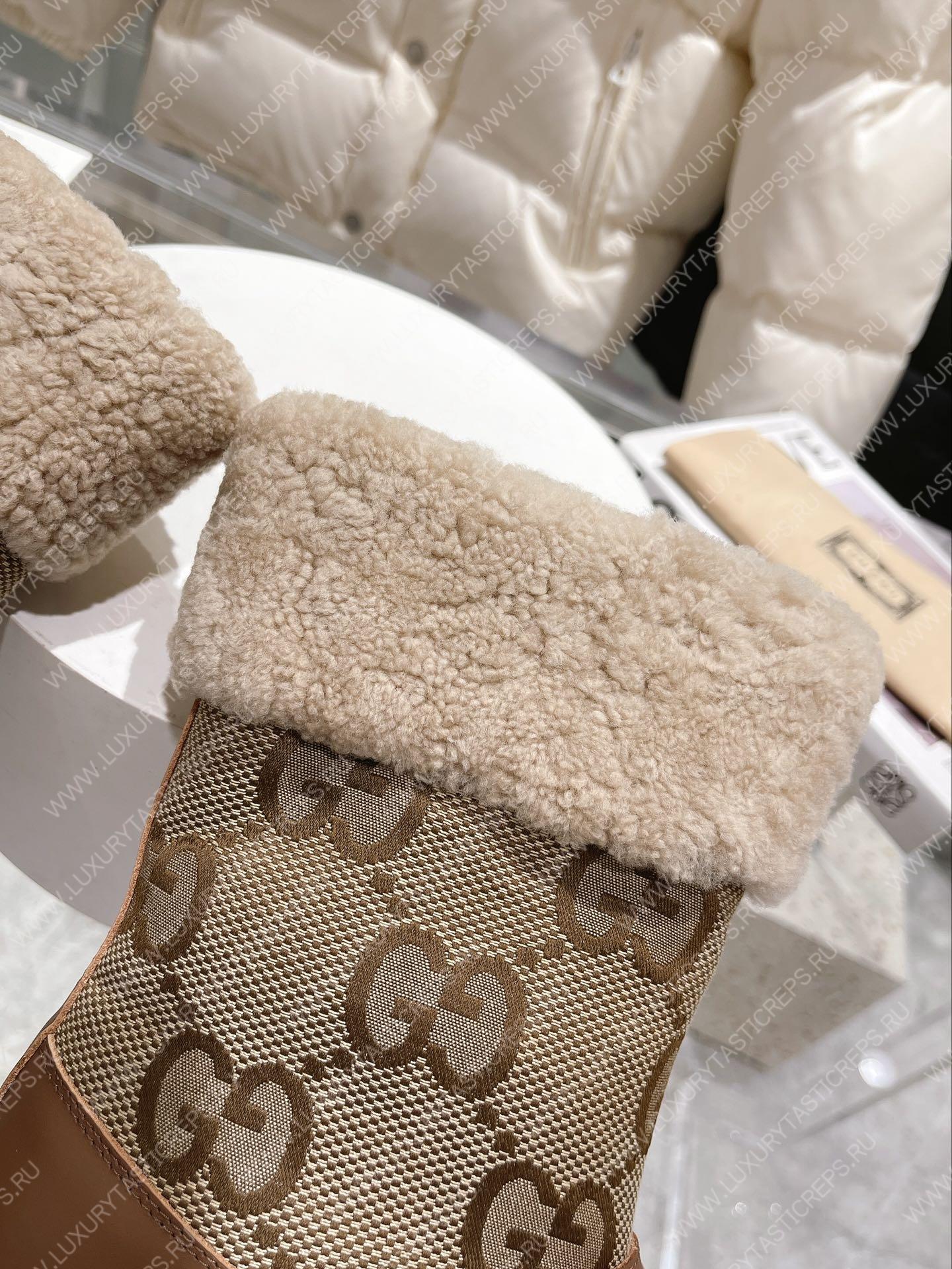 G*u*i fria wool ankle boot tan 550036