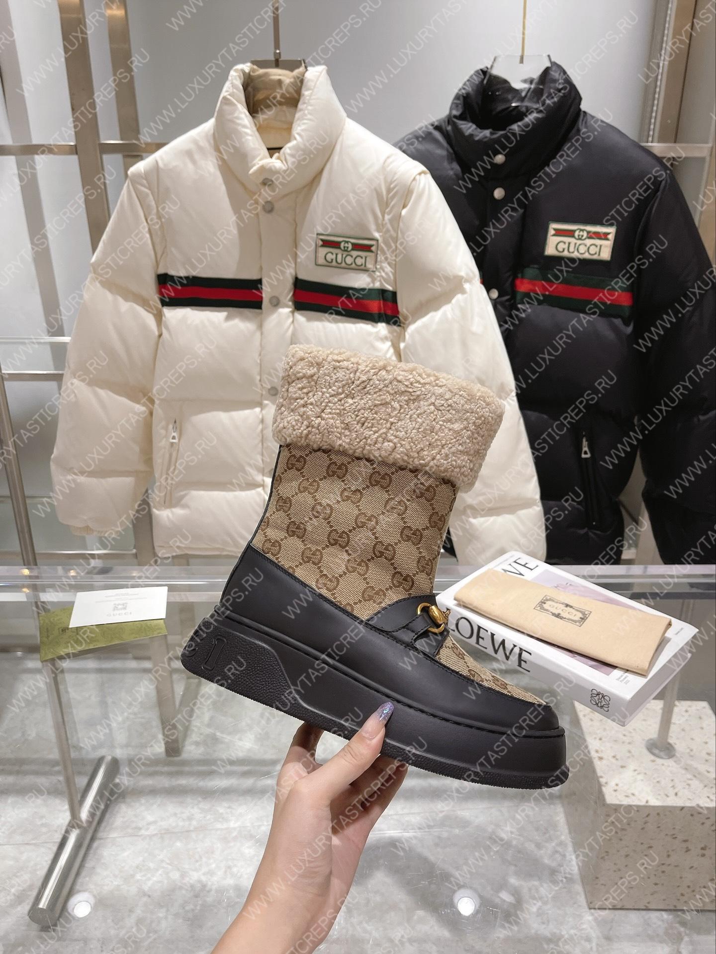 G*u*i fria wool ankle boot beige 550036