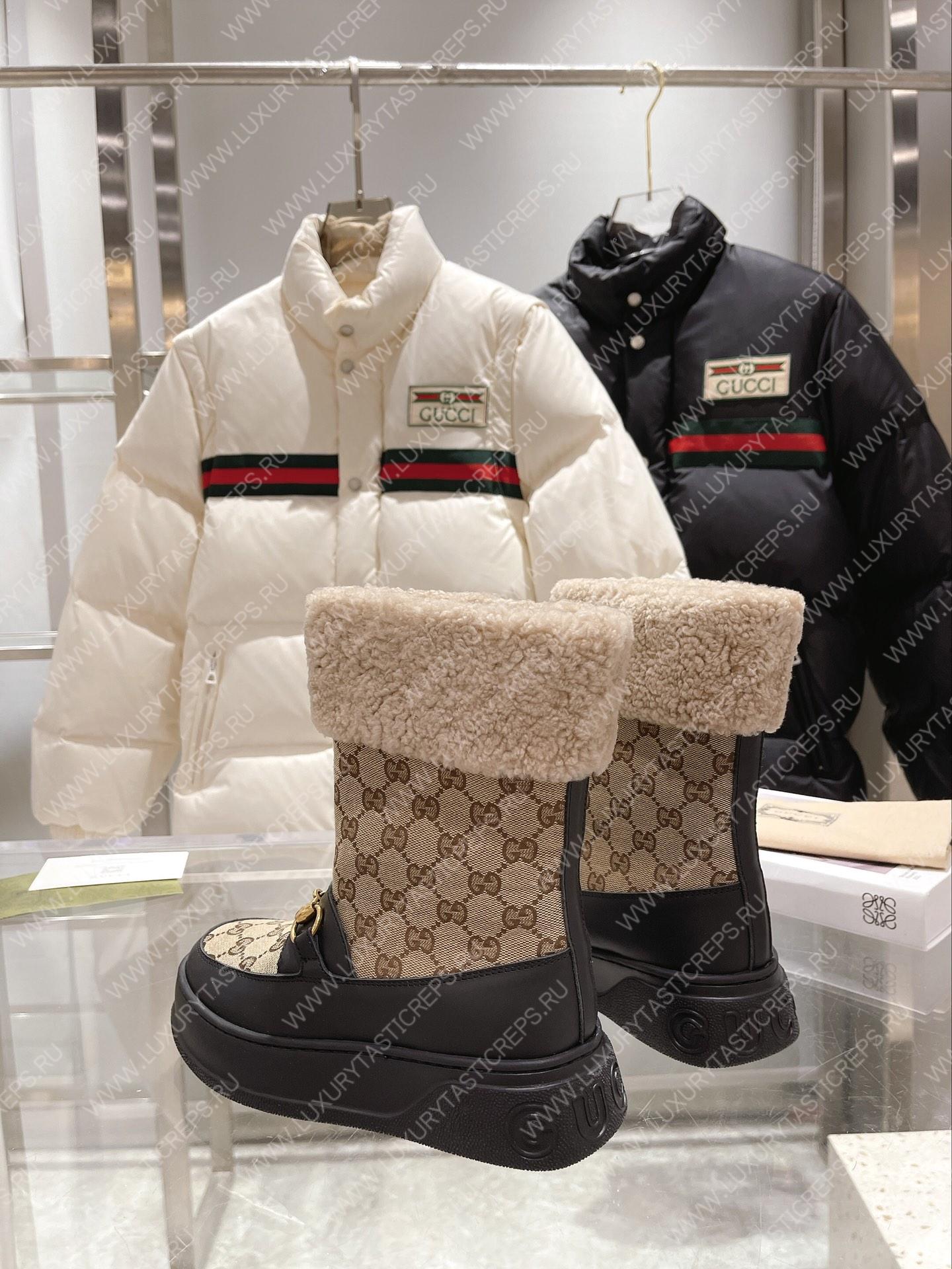 G*u*i fria wool ankle boot beige 550036