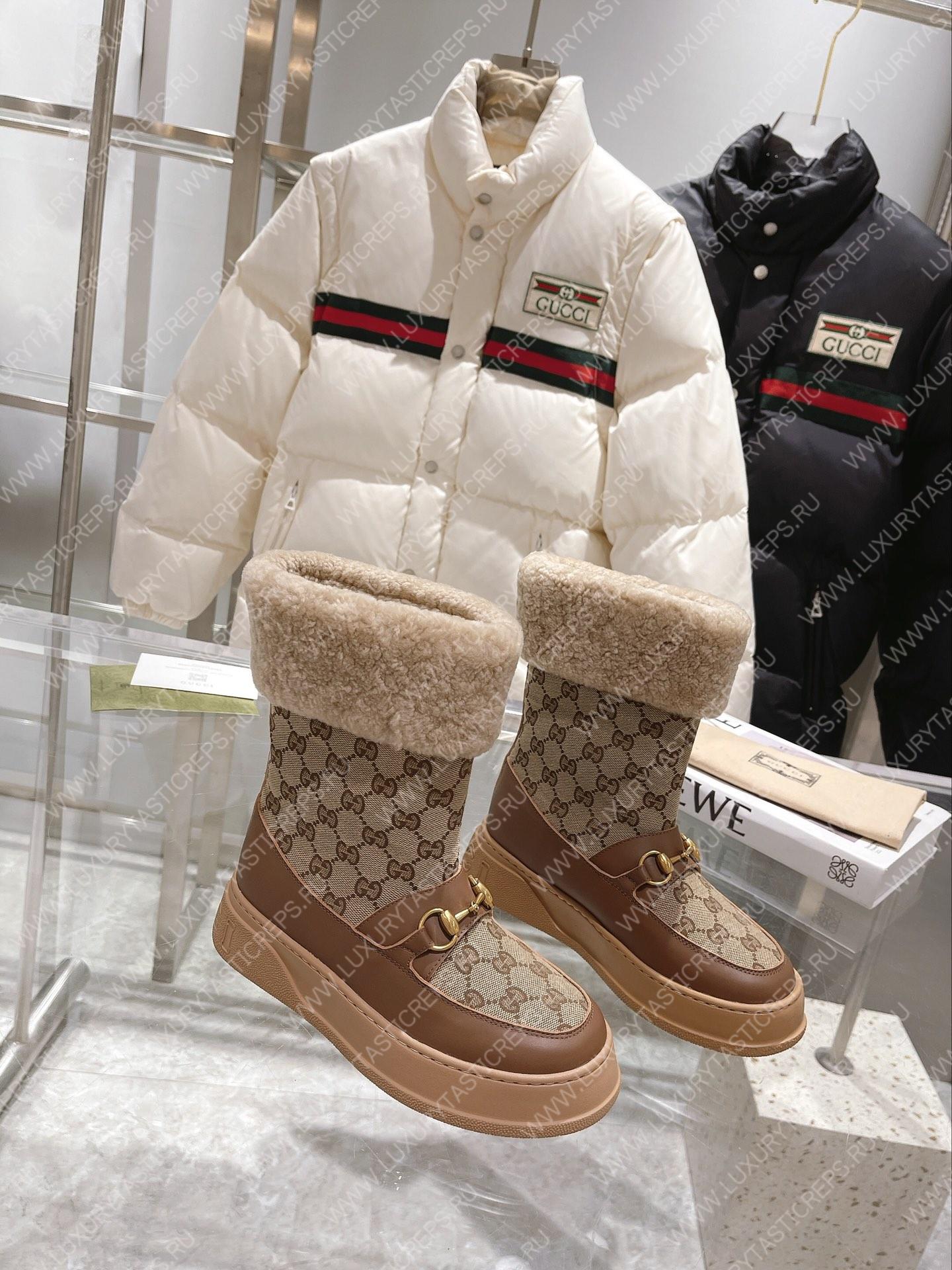 G*u*i fria ankle boot brown and beige 550036