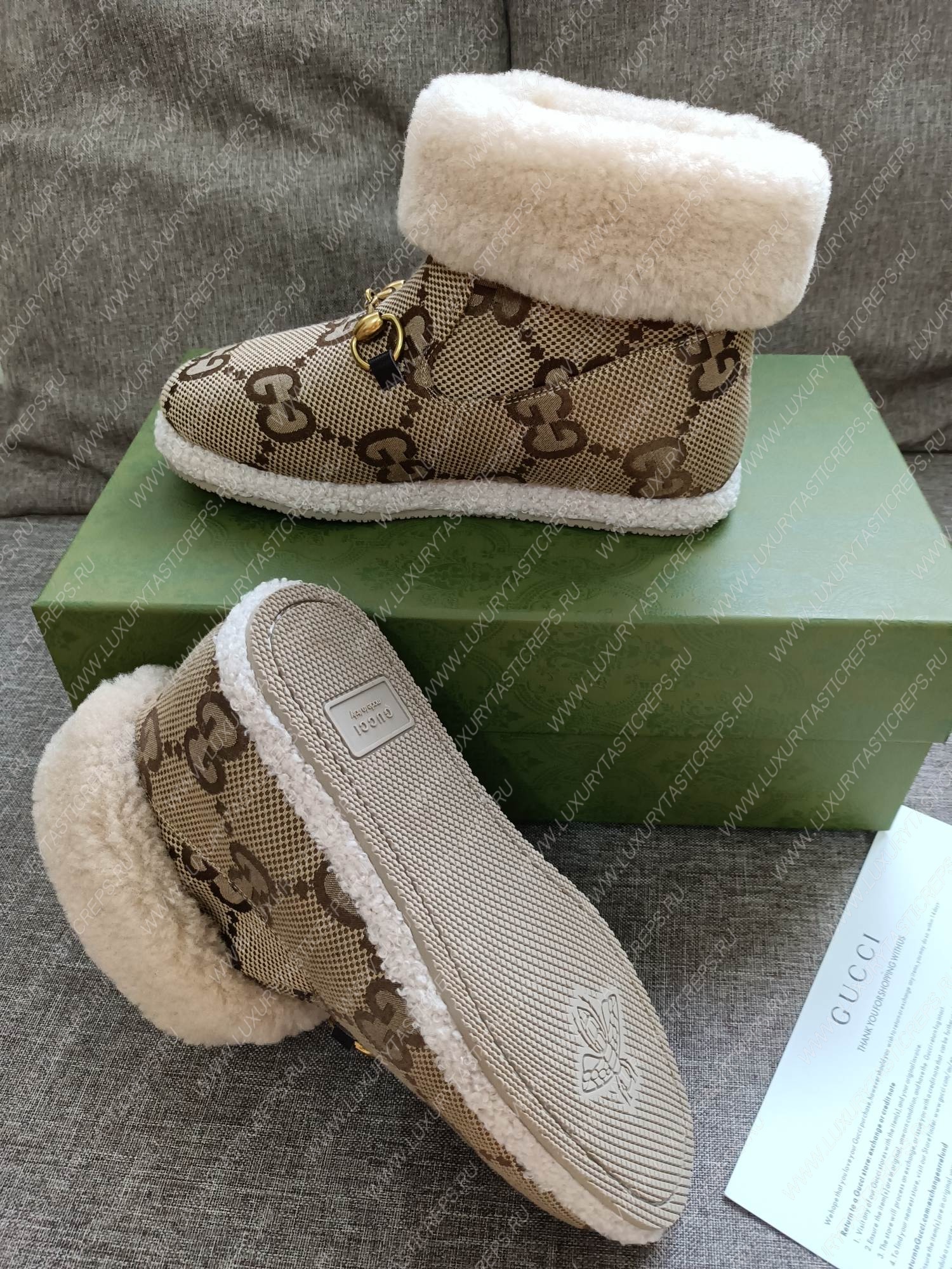 G*u*i ankle boot beige 550036