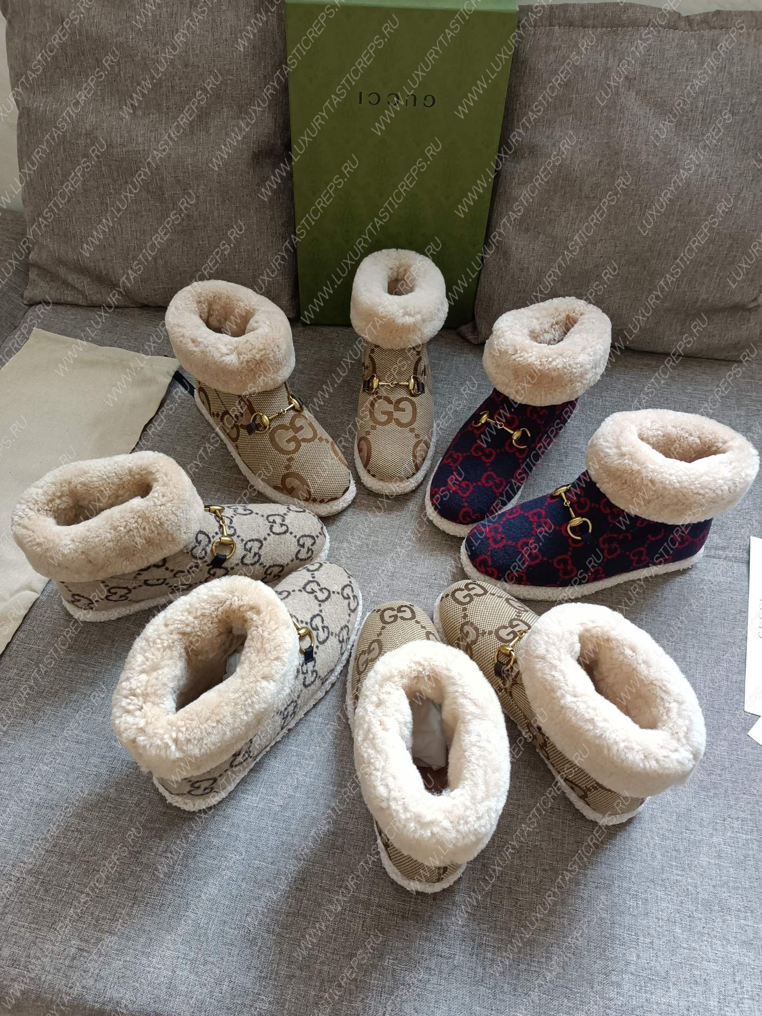 G*u*i ankle boot beige 550036