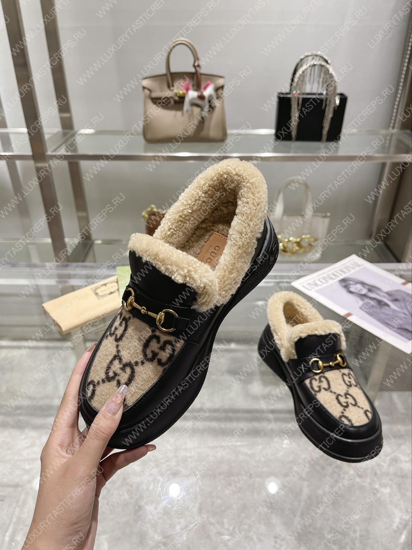 G*u*i horsebit ankle boot black 550036