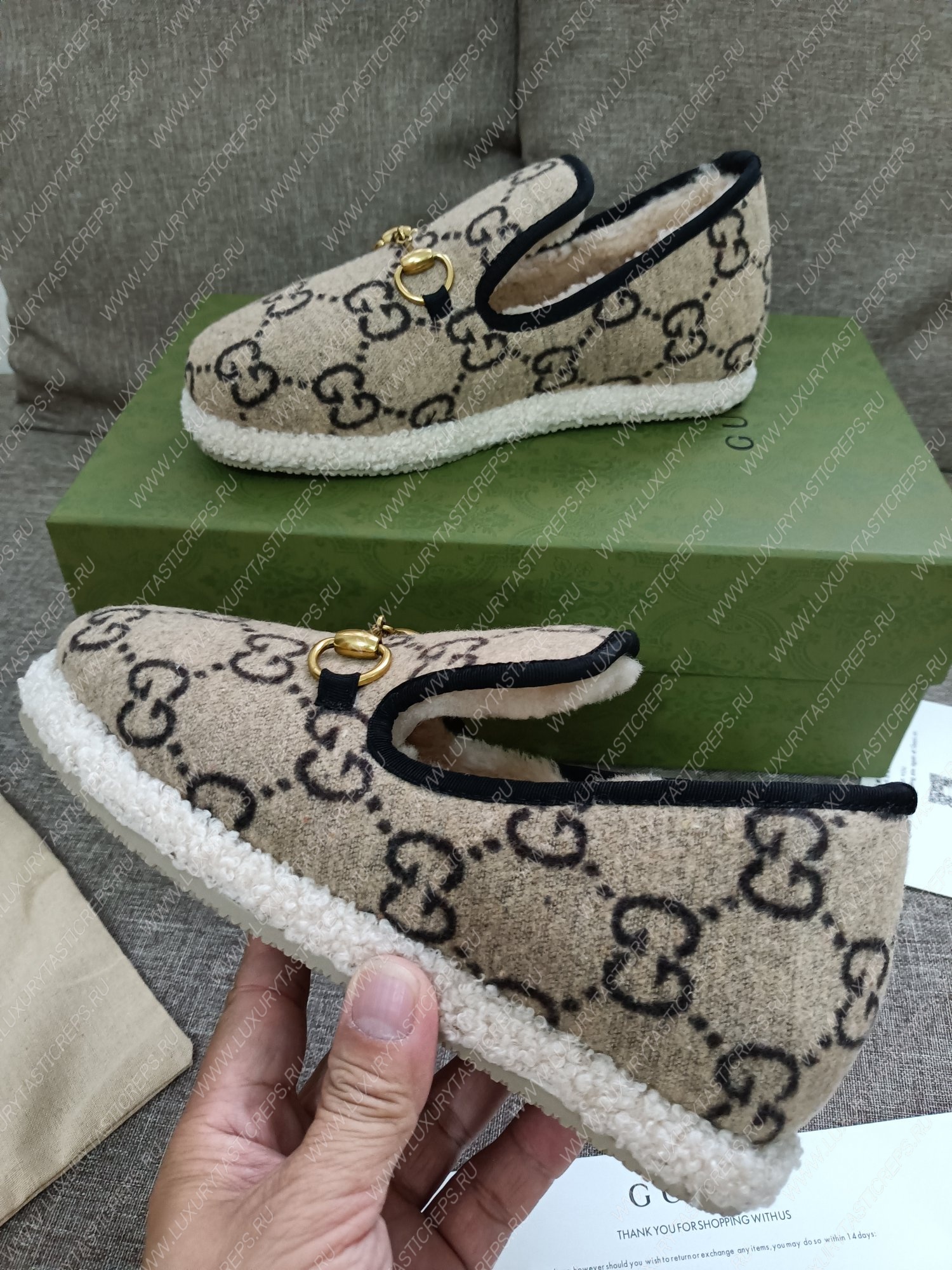 G*u*i loafer beige 577236