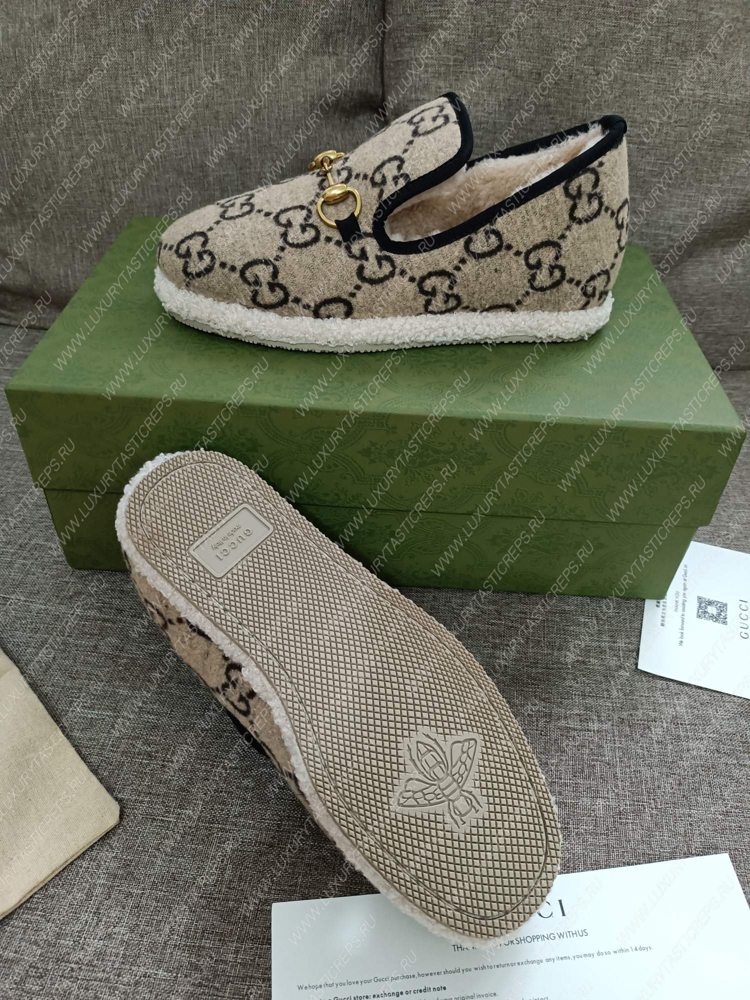 G*u*i loafer beige 577236