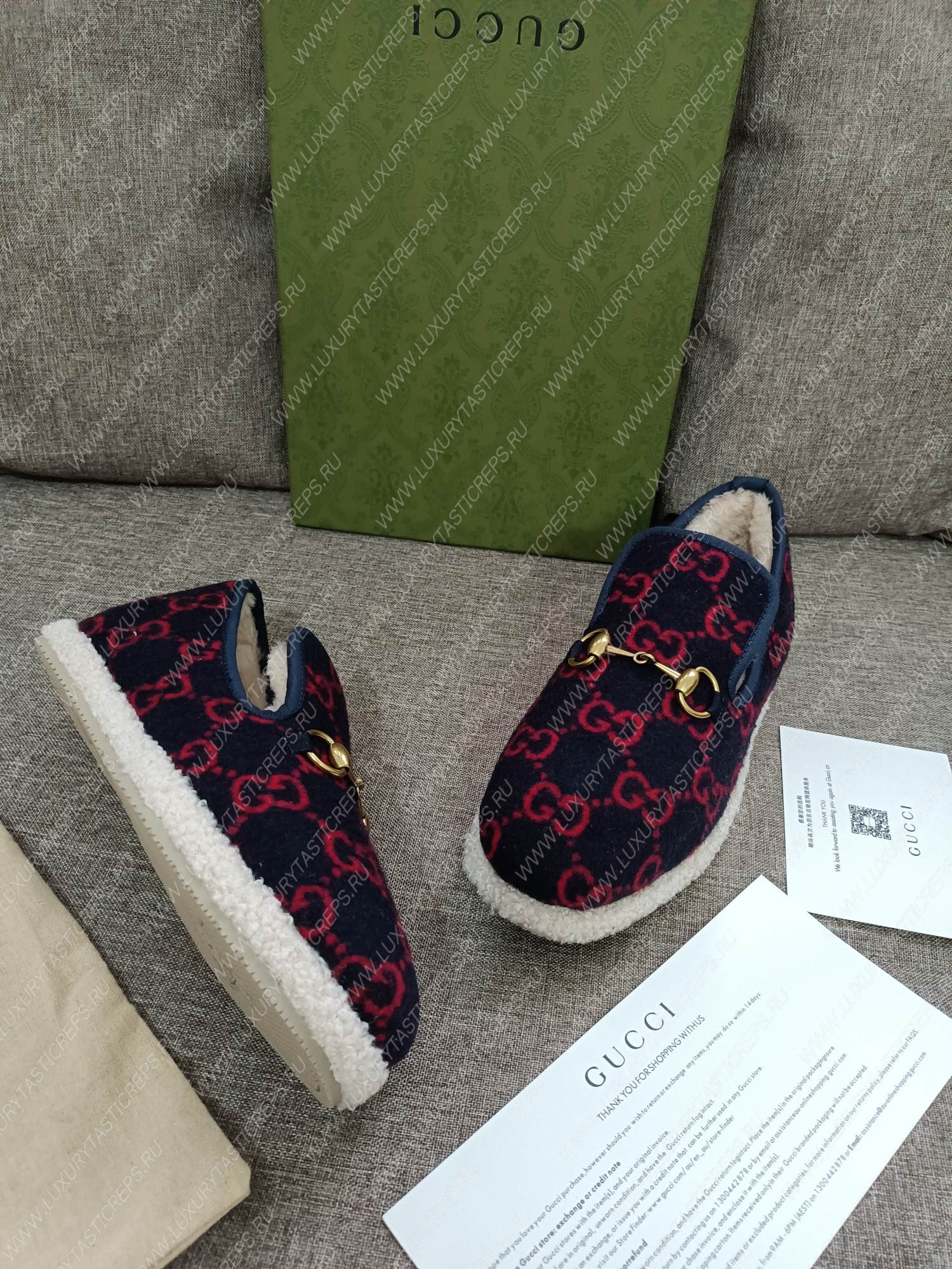 G*u*i loafer navy 577236