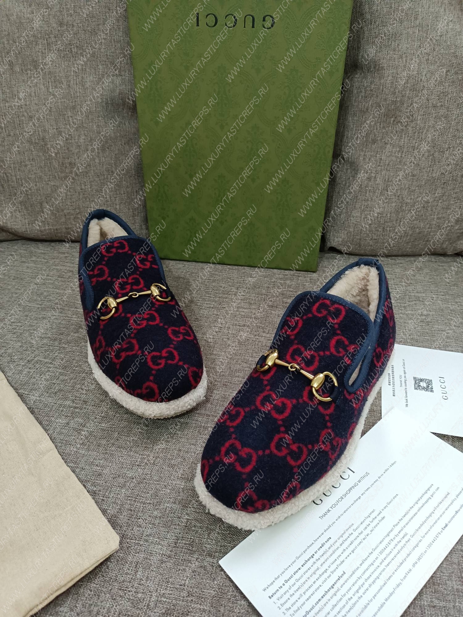 G*u*i loafer navy 577236