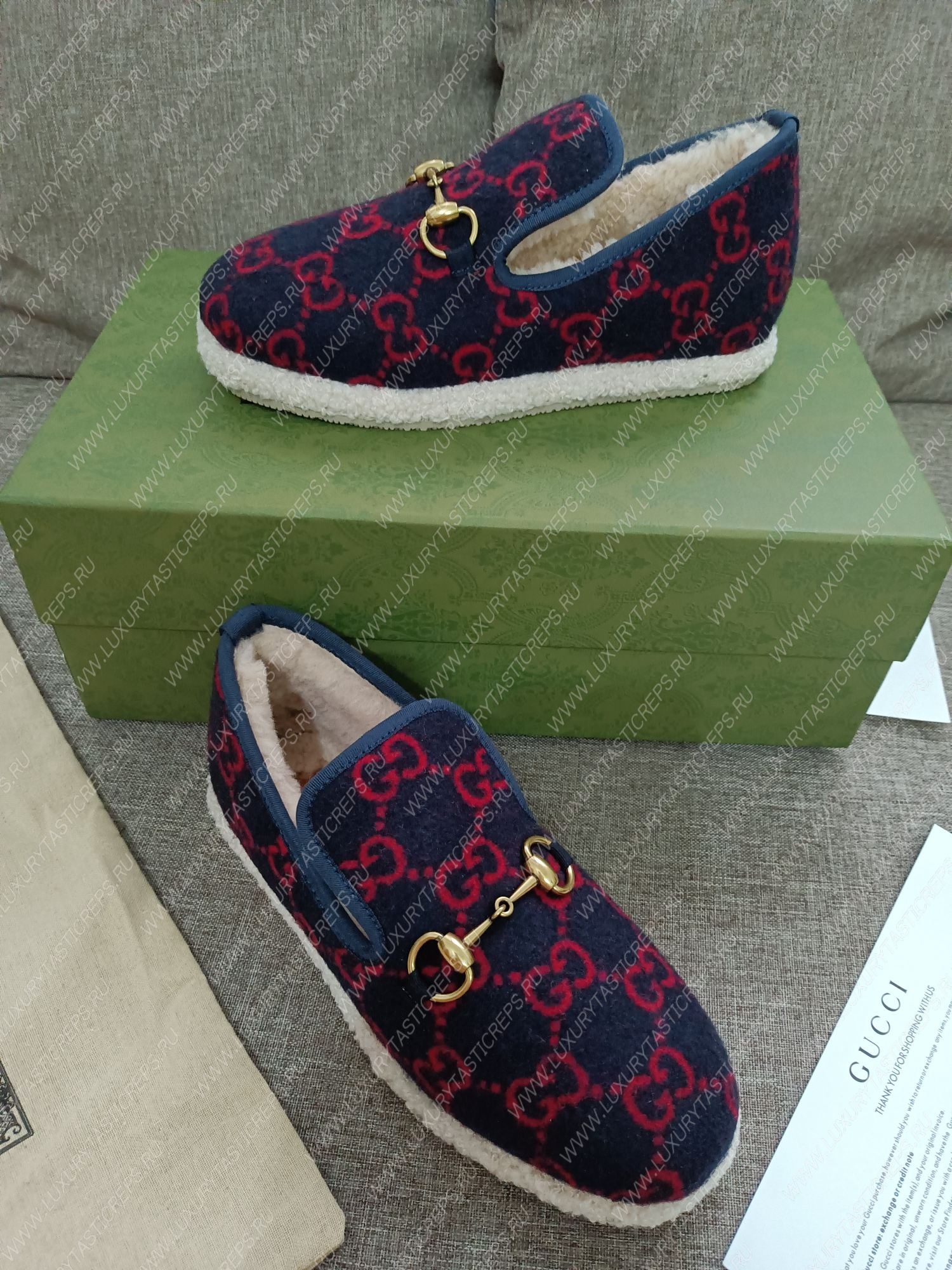 G*u*i loafer navy 577236