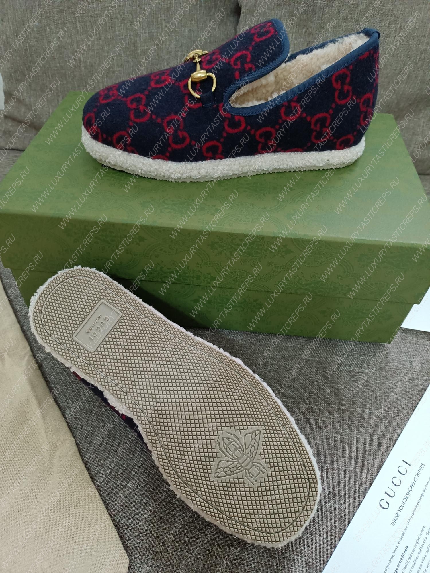 G*u*i loafer navy 577236