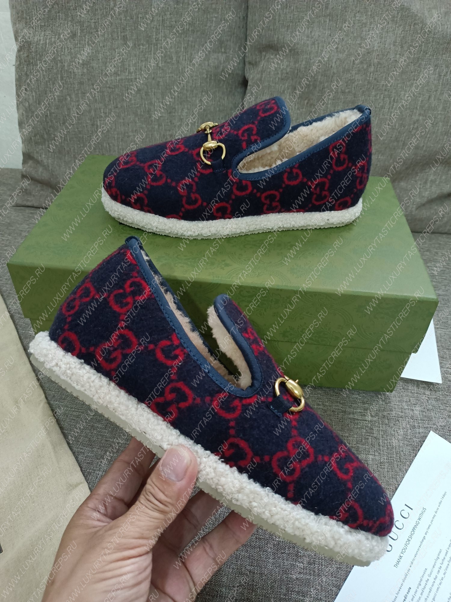G*u*i loafer navy 577236