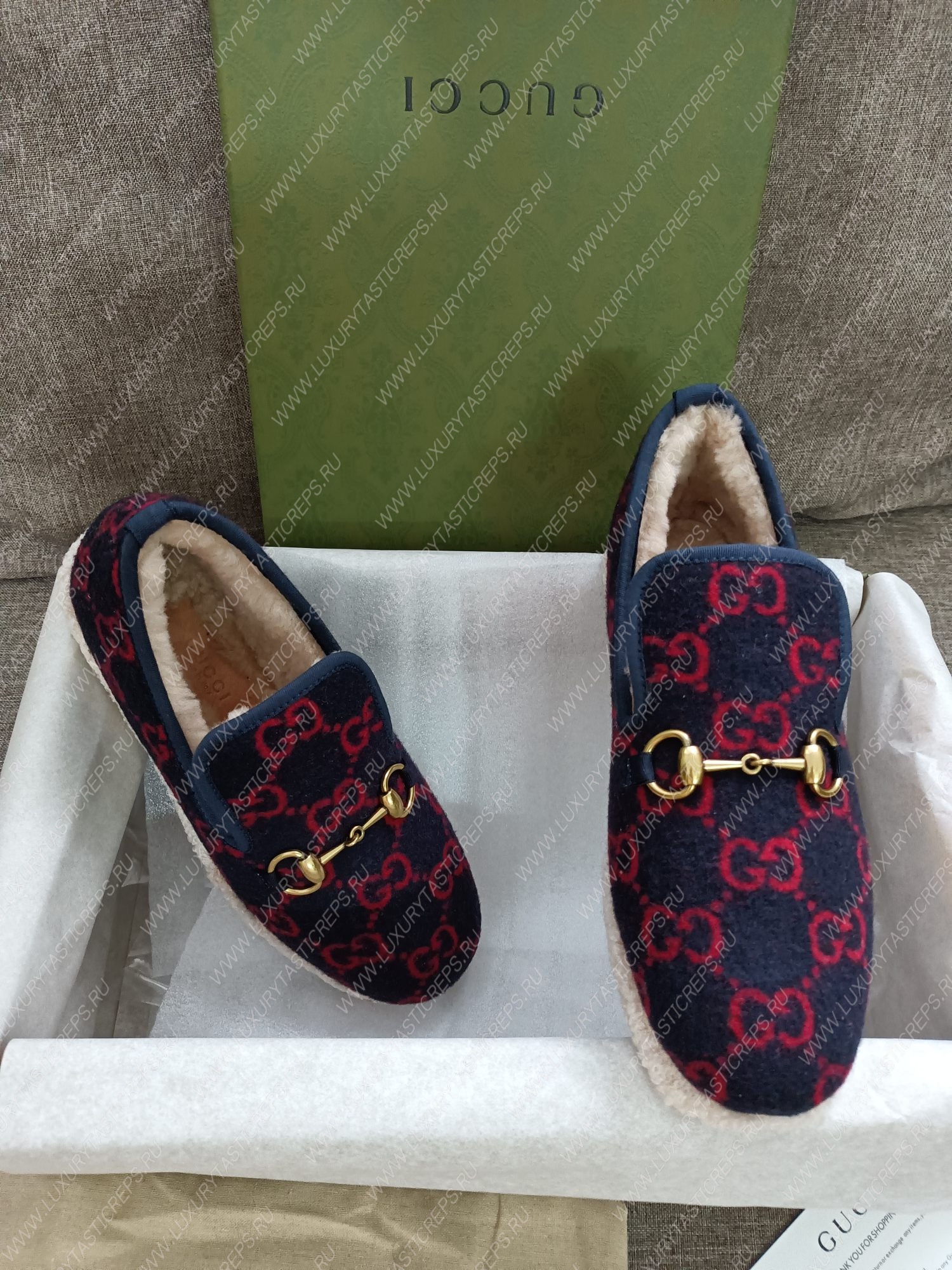 G*u*i loafer navy 577236