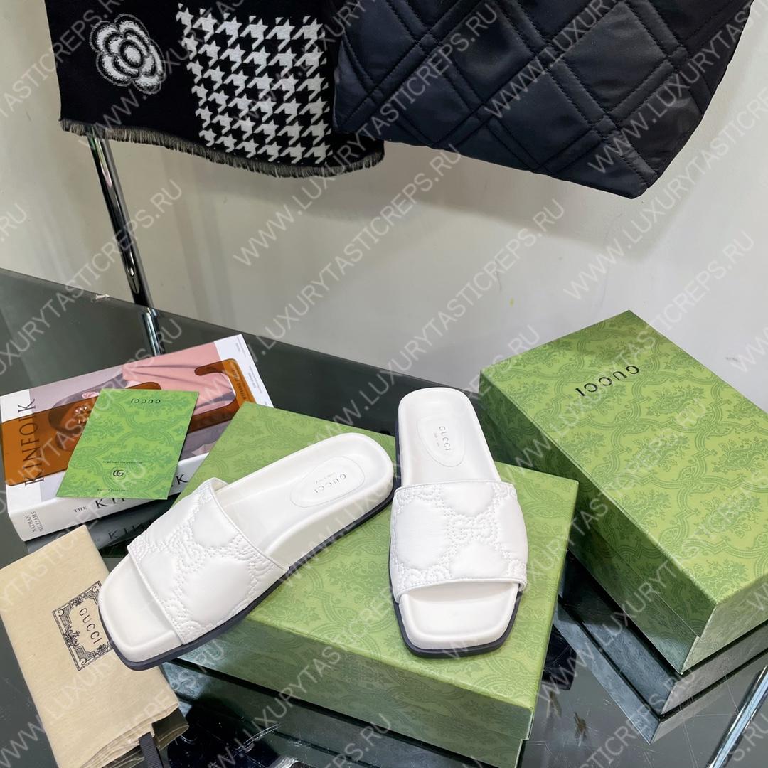 G*u*i gg slide slide white 573922