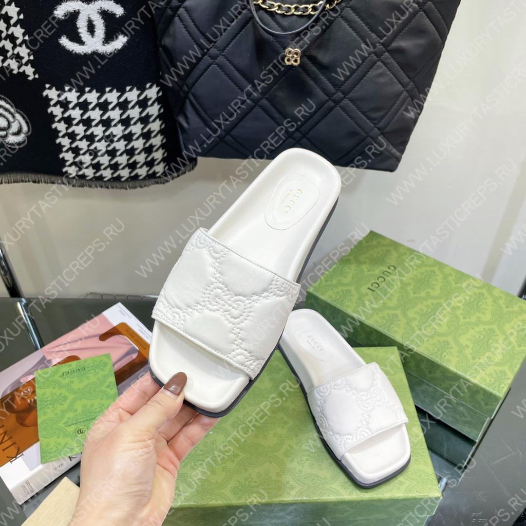 G*u*i gg slide slide white 573922