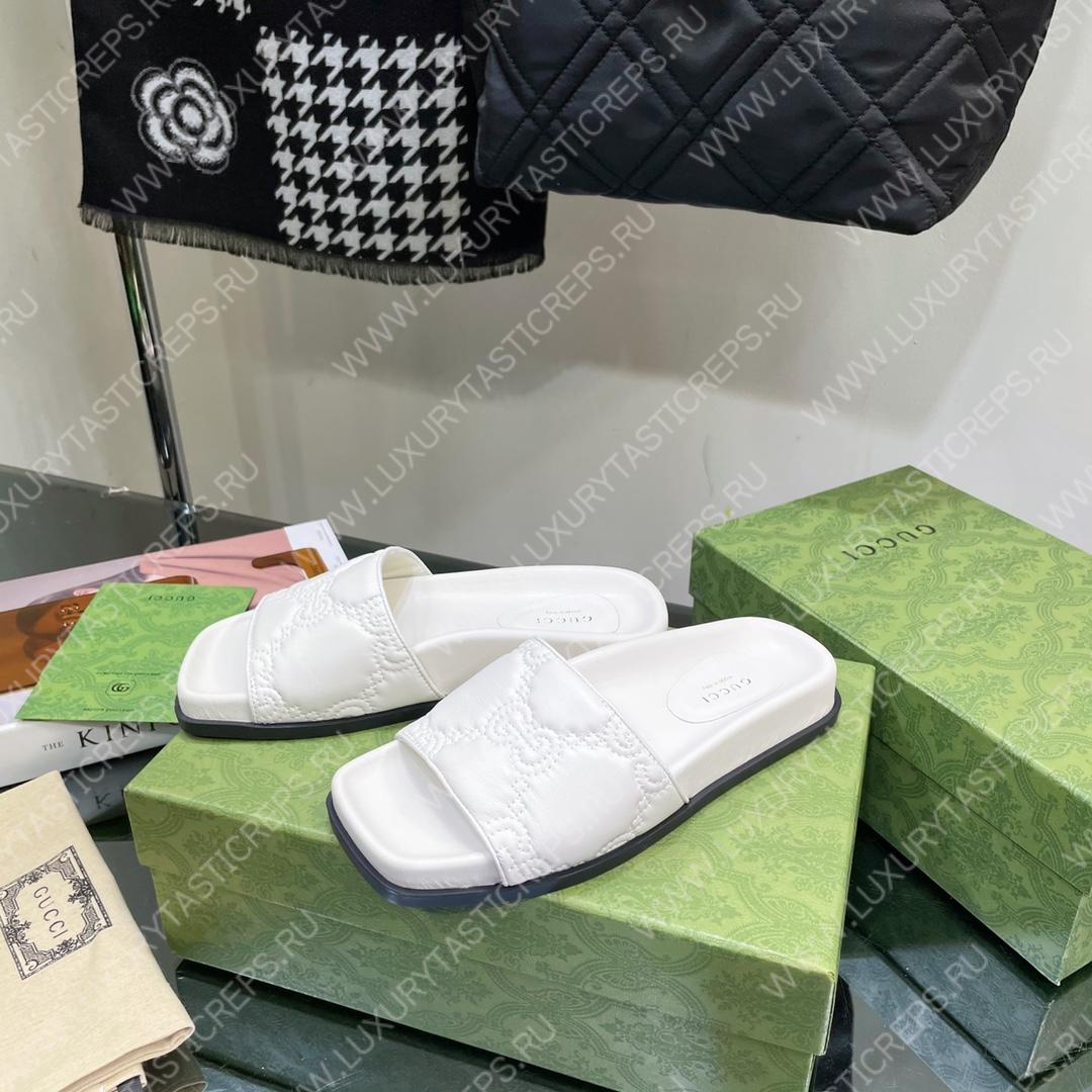 G*u*i gg slide slide white 573922