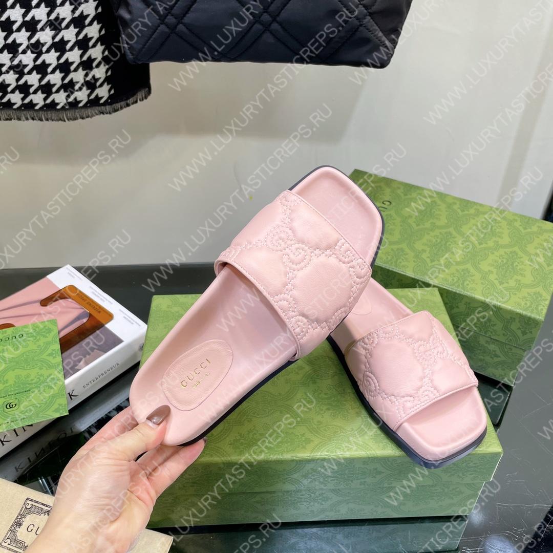 G*u*i gg slide slide baby pink 573922