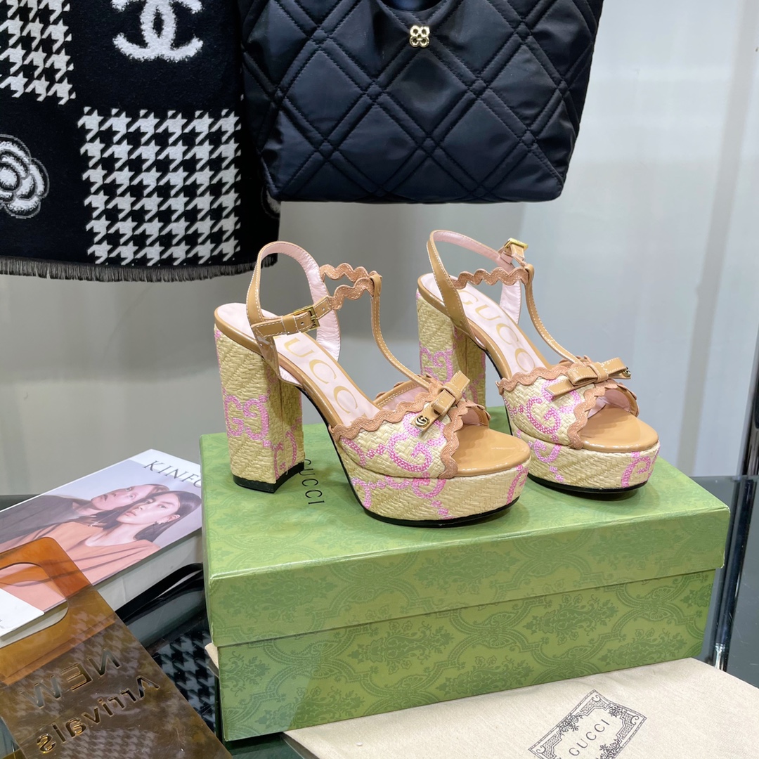 G*u*i sup*e platform sandals multicolour 730022