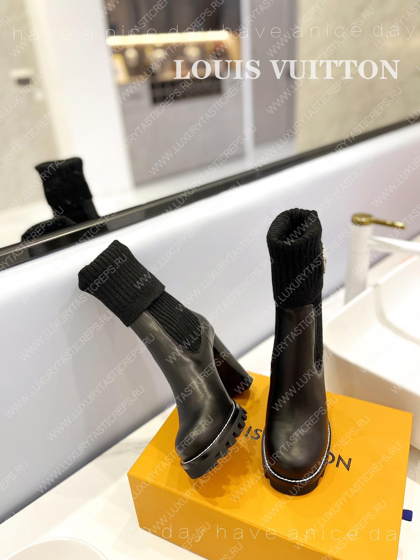 l**is V*t*n fame platform ankle boot black 1aabk2