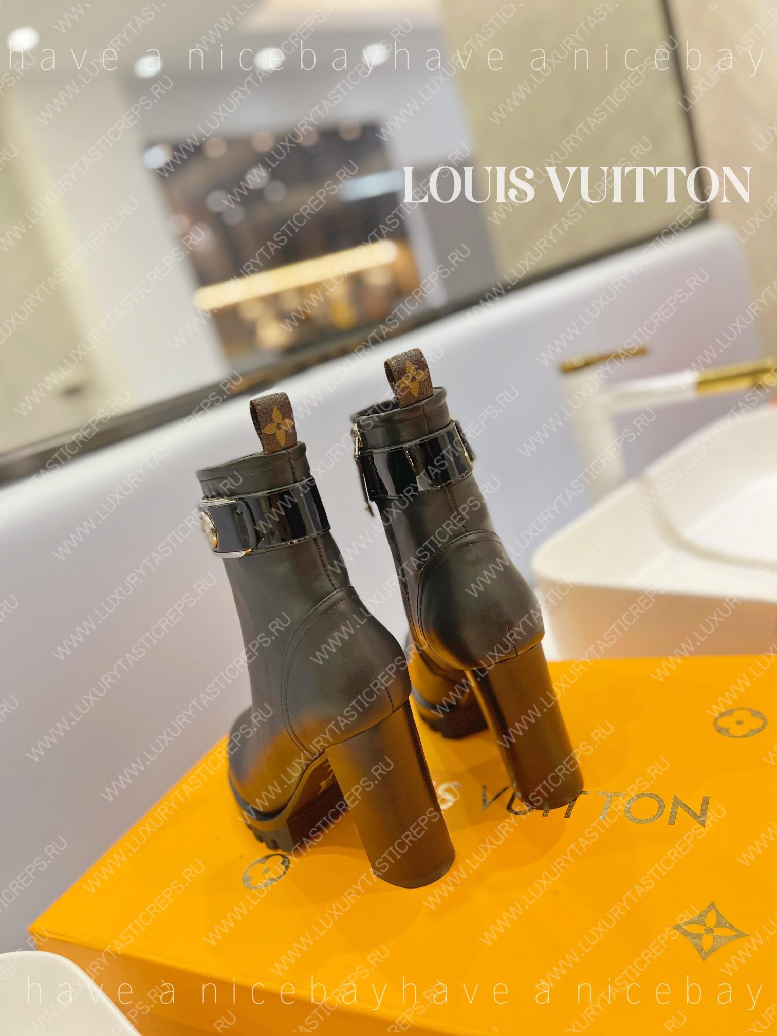 l**is V*t*n fame platform ankle boot black 1aabk2