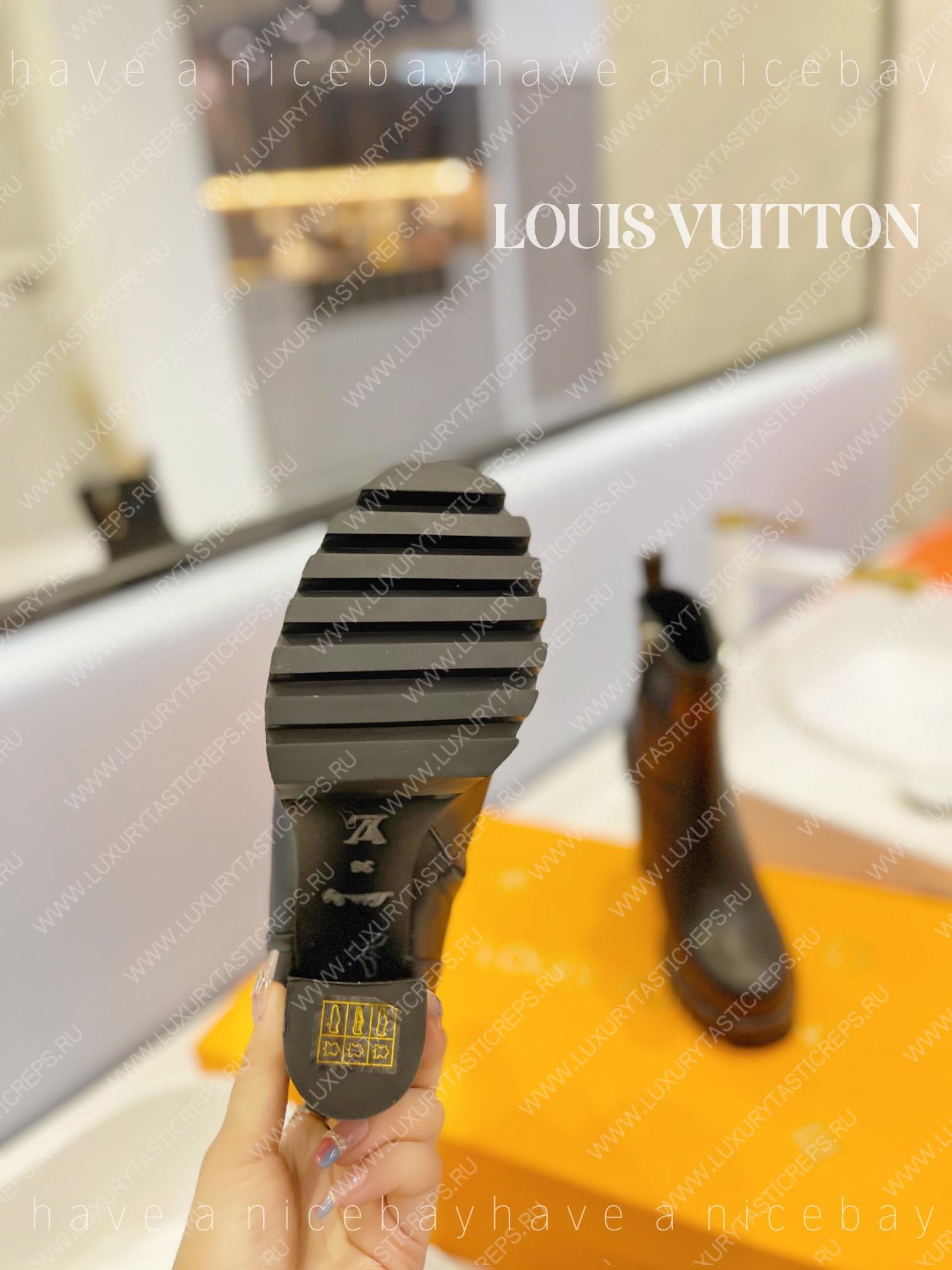 l**is V*t*n fame platform ankle boot black 1aabk2