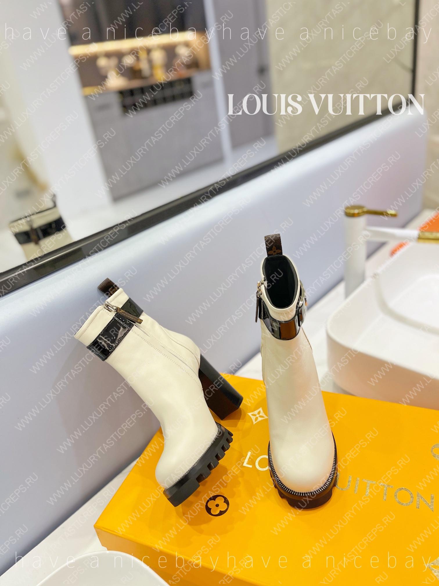 l**is V*t*n fame platform ankle boot white 1aabk2