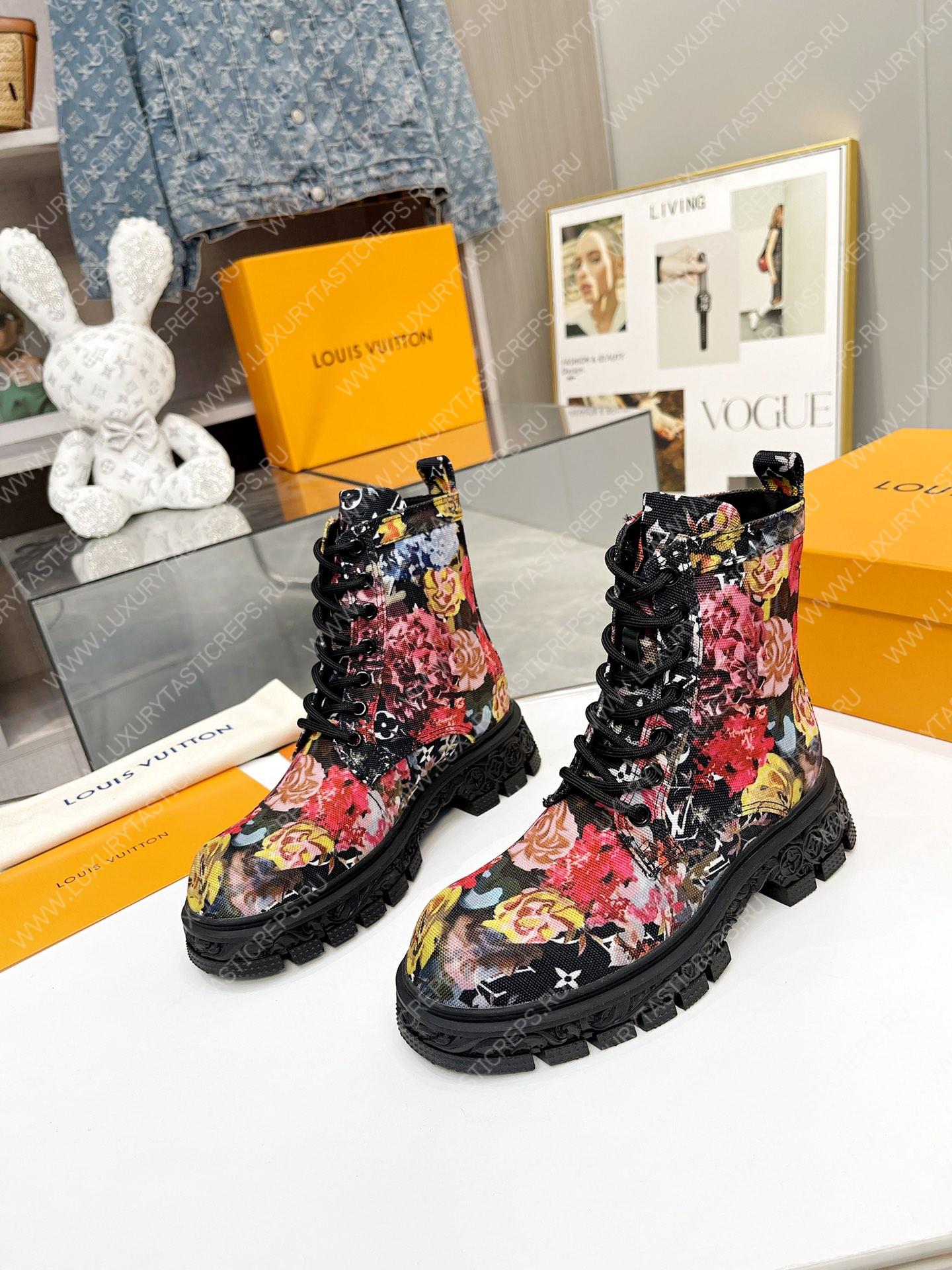 l**is V*t*n floral ankle boots multicolor 1a9hac