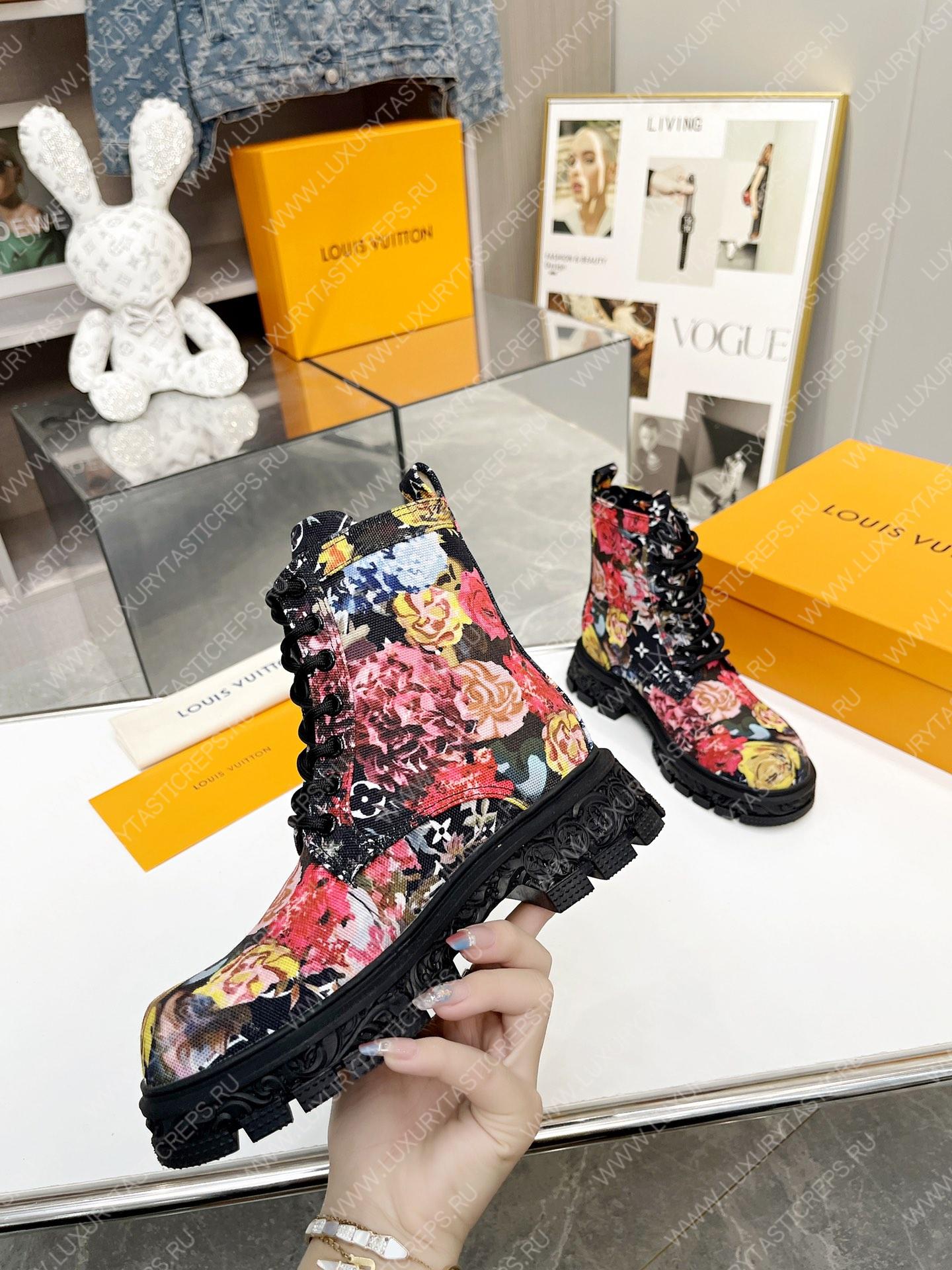 l**is V*t*n floral ankle boots multicolor 1a9hac