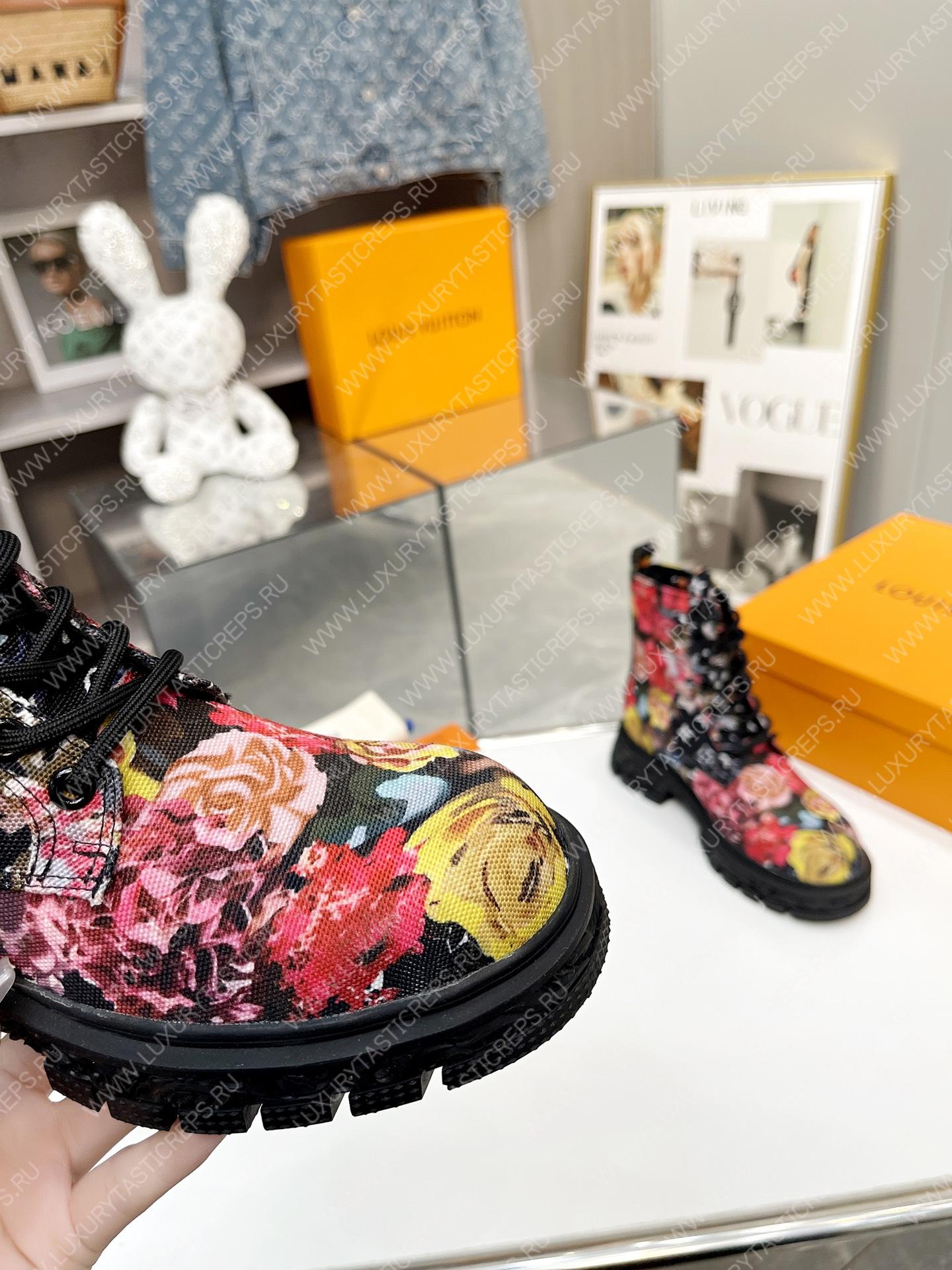 l**is V*t*n floral ankle boots multicolor 1a9hac