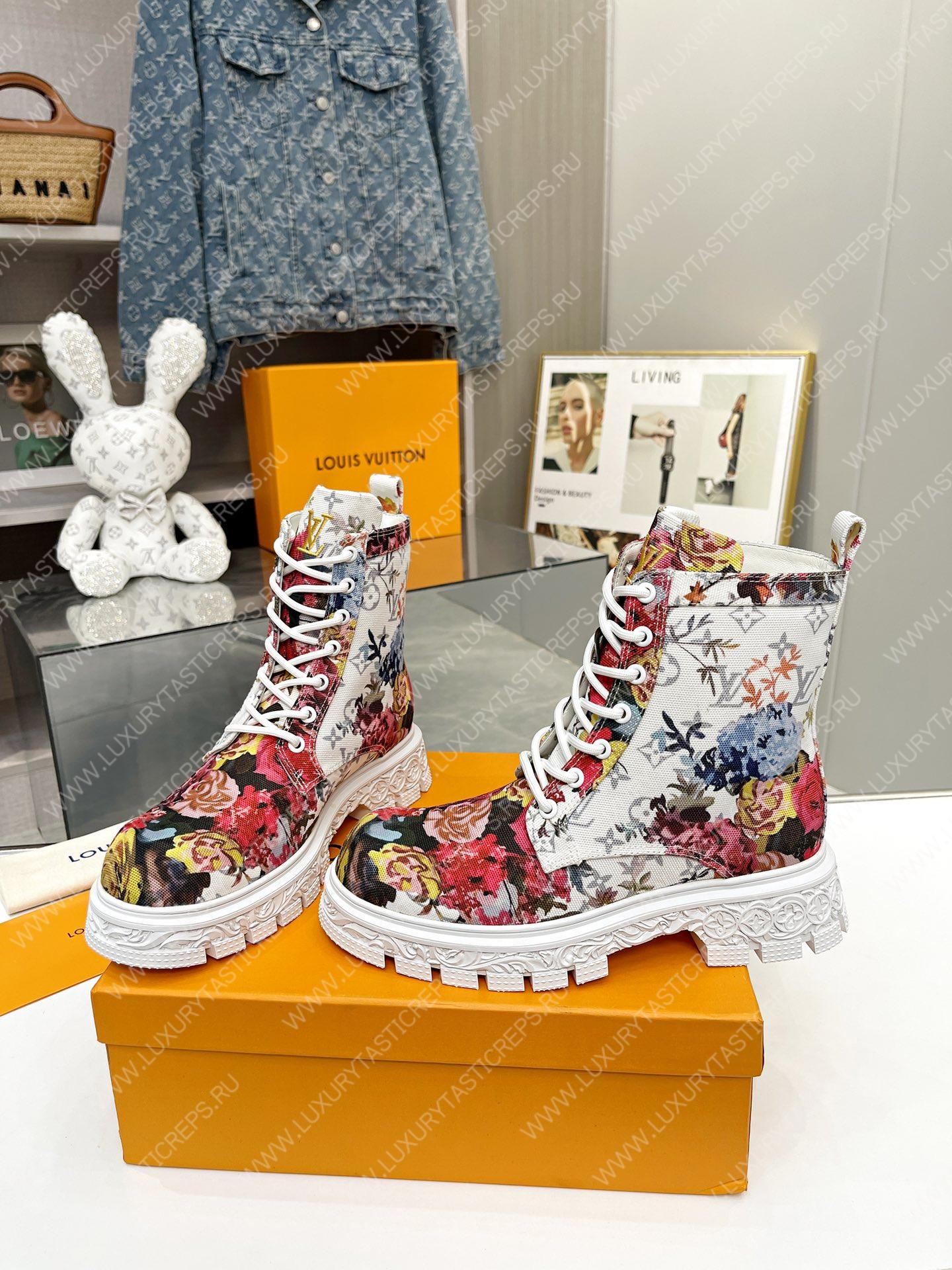 l**is V*t*n floral ankle boots multicolor 1a9hac