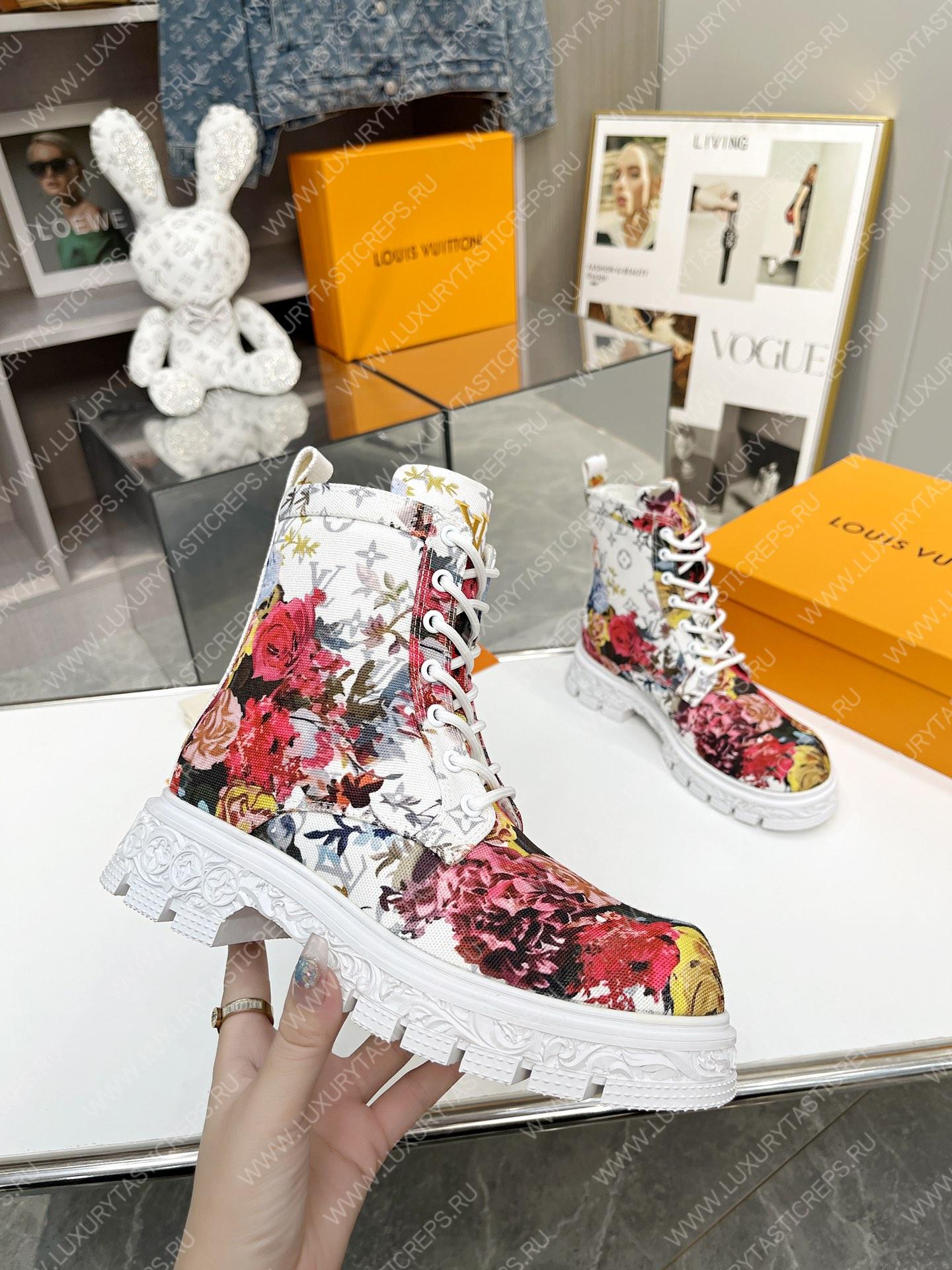 l**is V*t*n floral ankle boots multicolor 1a9hac