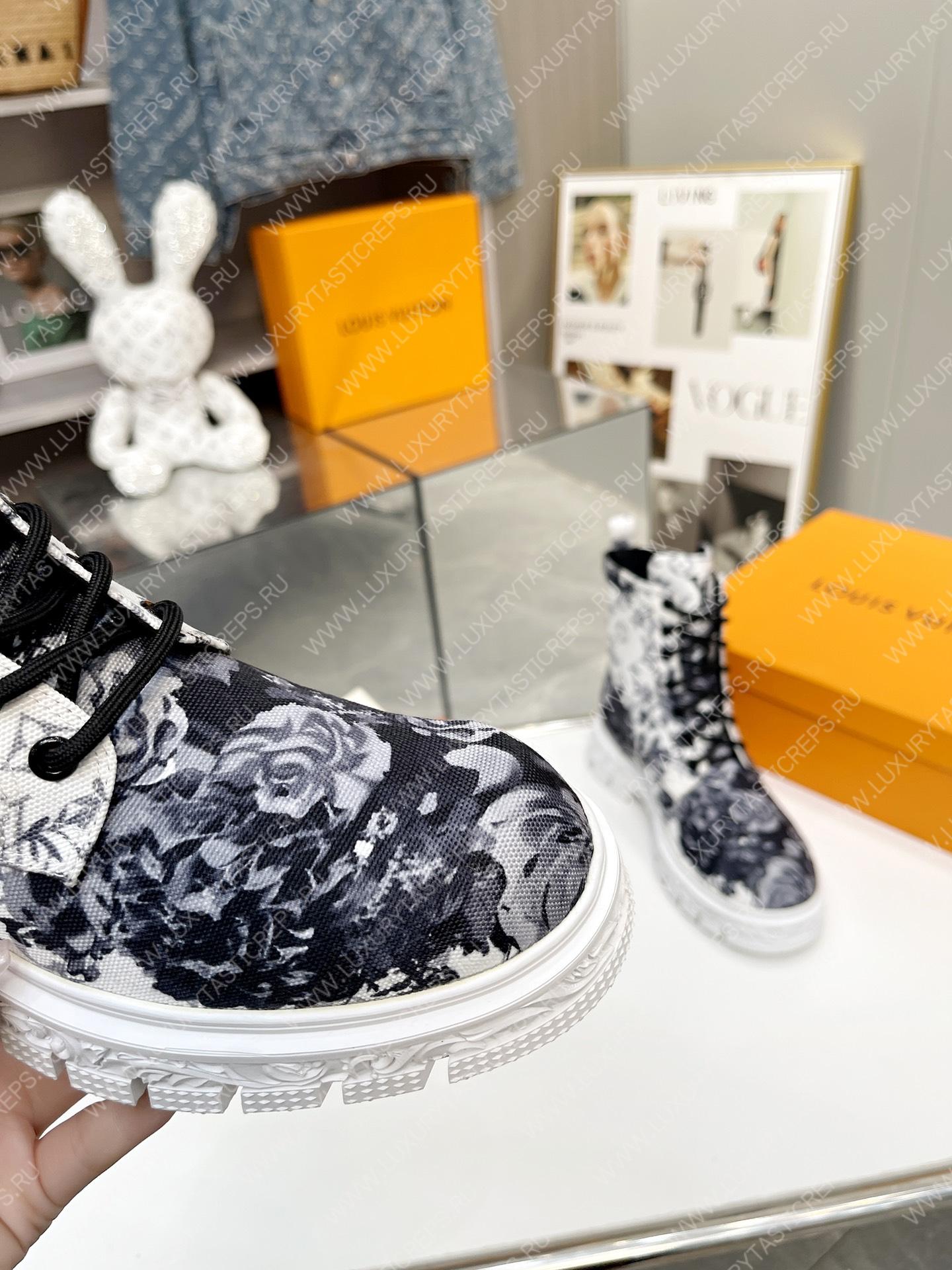 l**is V*t*n floral ankle boots white 1a9hac