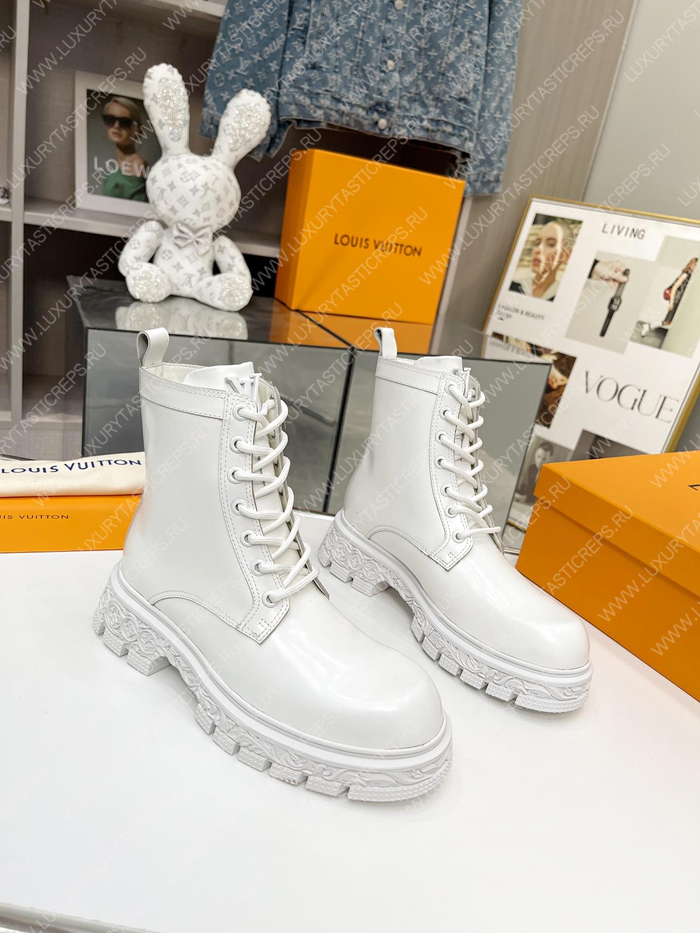 l**is V*t*n floral ankle boots white 1a9hac